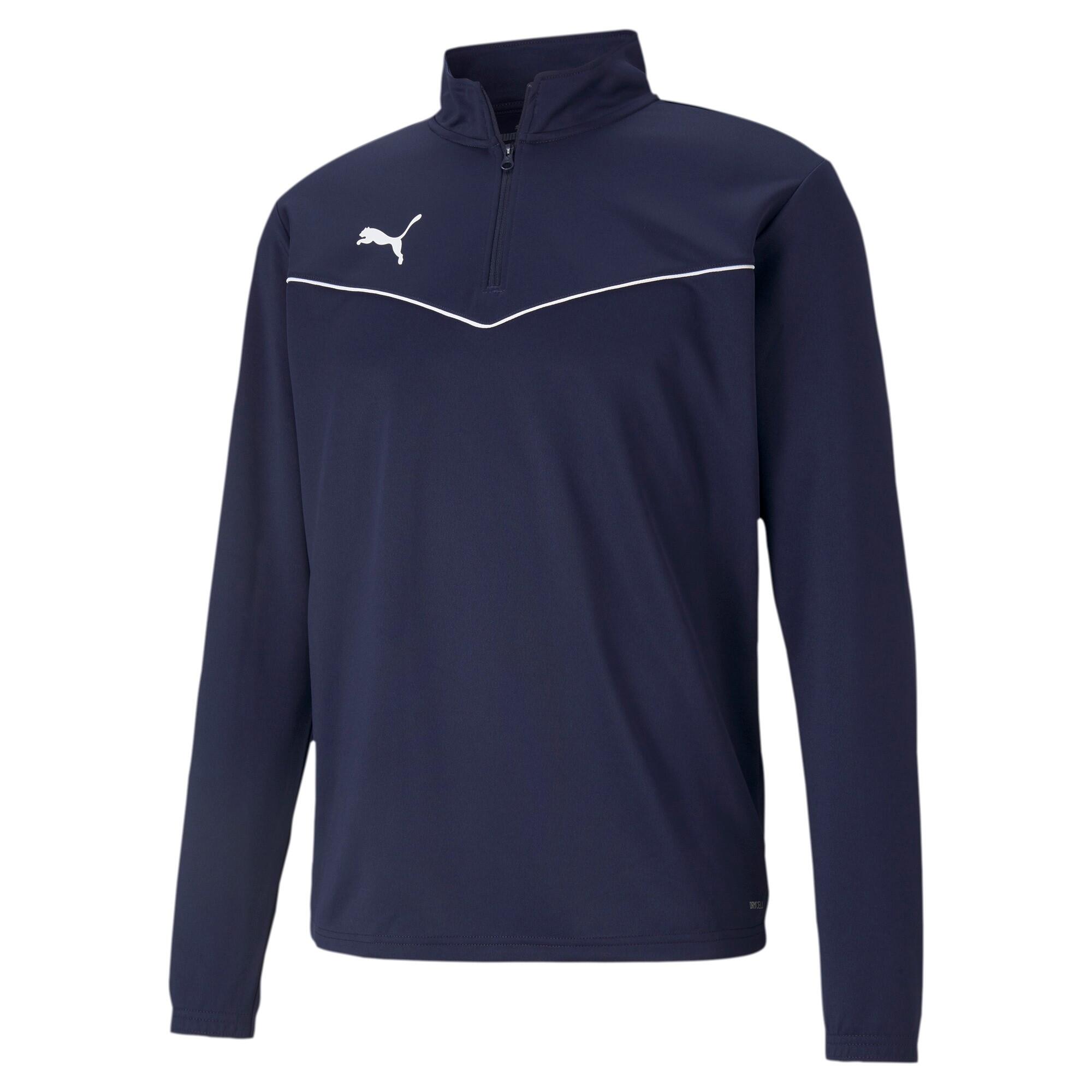 Bluza piłkarska męska Puma teamRISE 1 4 Zip Top