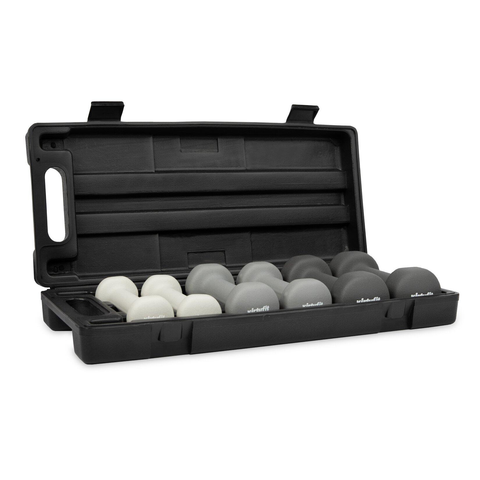 Zestaw hantli winylowych z etui