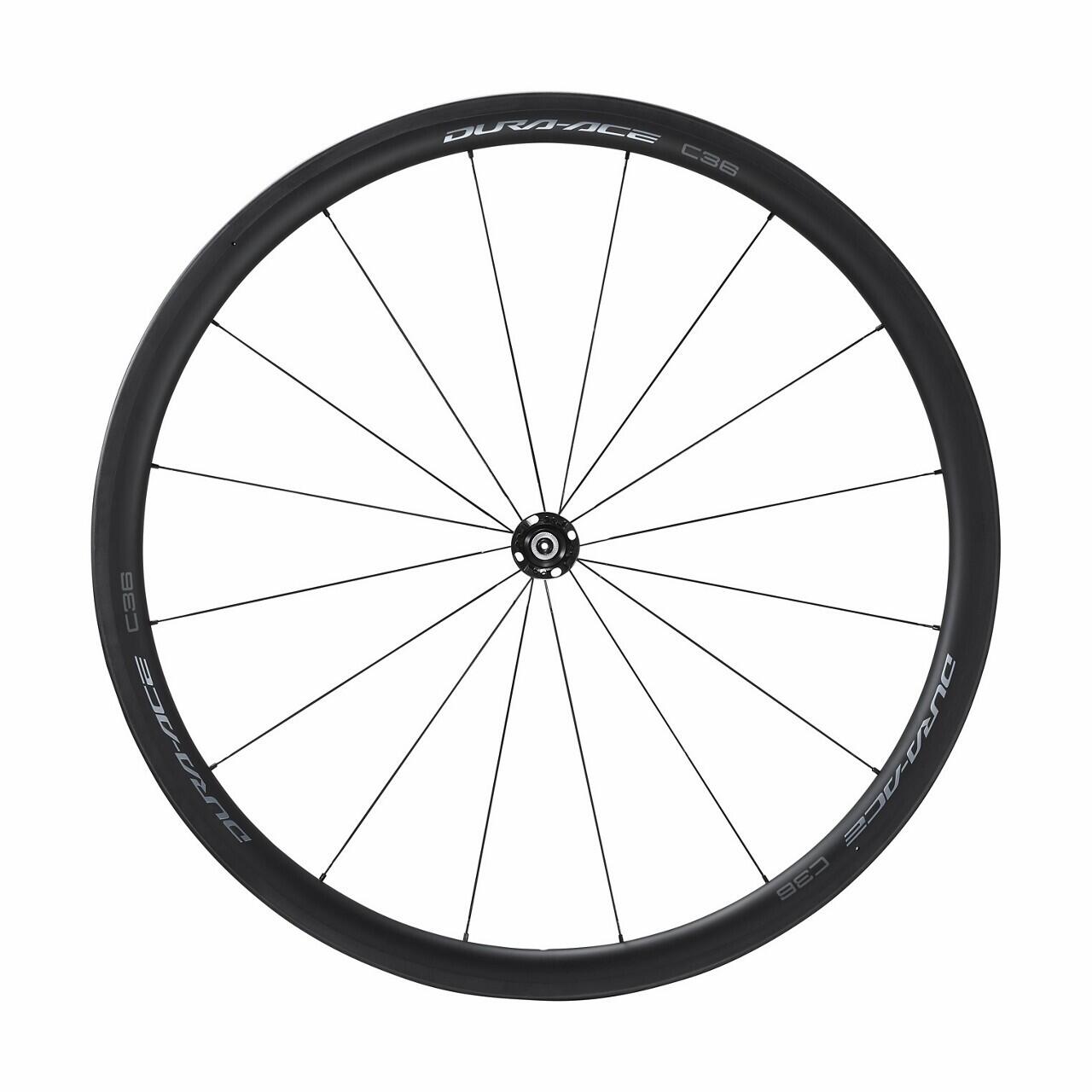 Koło rowerowe z hamulcem obręczowym Shimano Dura-Ace WH-R9200-C36-TU-F