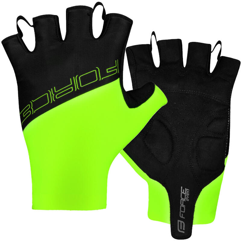 Rękawiczki rowerowe dla dorosłych krótkie Force Even