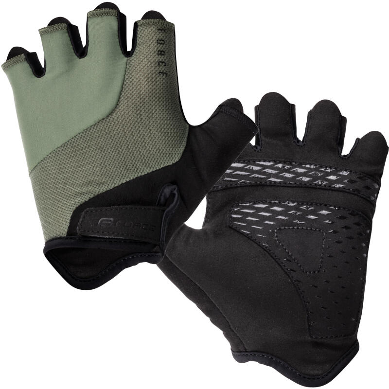 Rękawiczki rowerowe dla dorosłych krótkie Force Land unisex