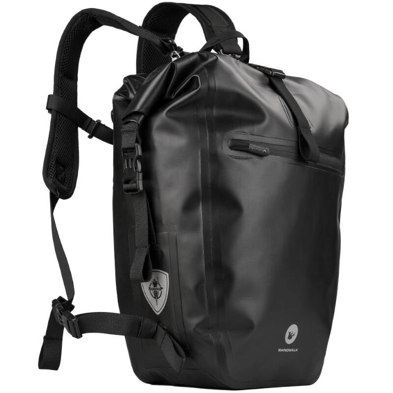 Sakwa rowerowa boczna na bagażnik plecak 2w1 Rhinowalk X21669 27l