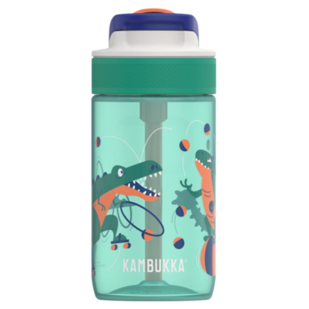 Butelka ze słomką bidon dla dzieci Kambukka Lagoon 400ml Juggling Dino