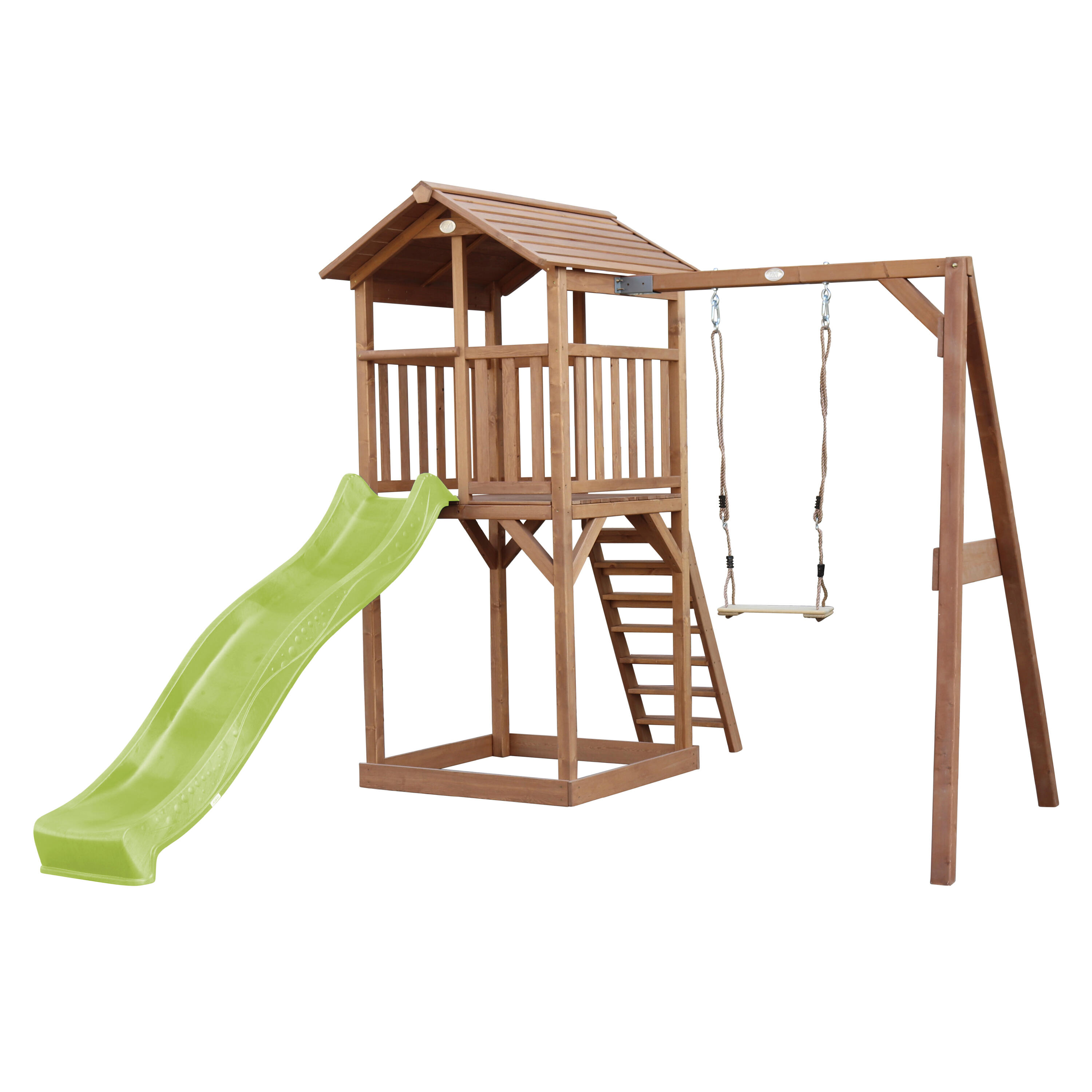 Plac zabaw AXI Beach Tower, zjeżdżalnia, piaskownica