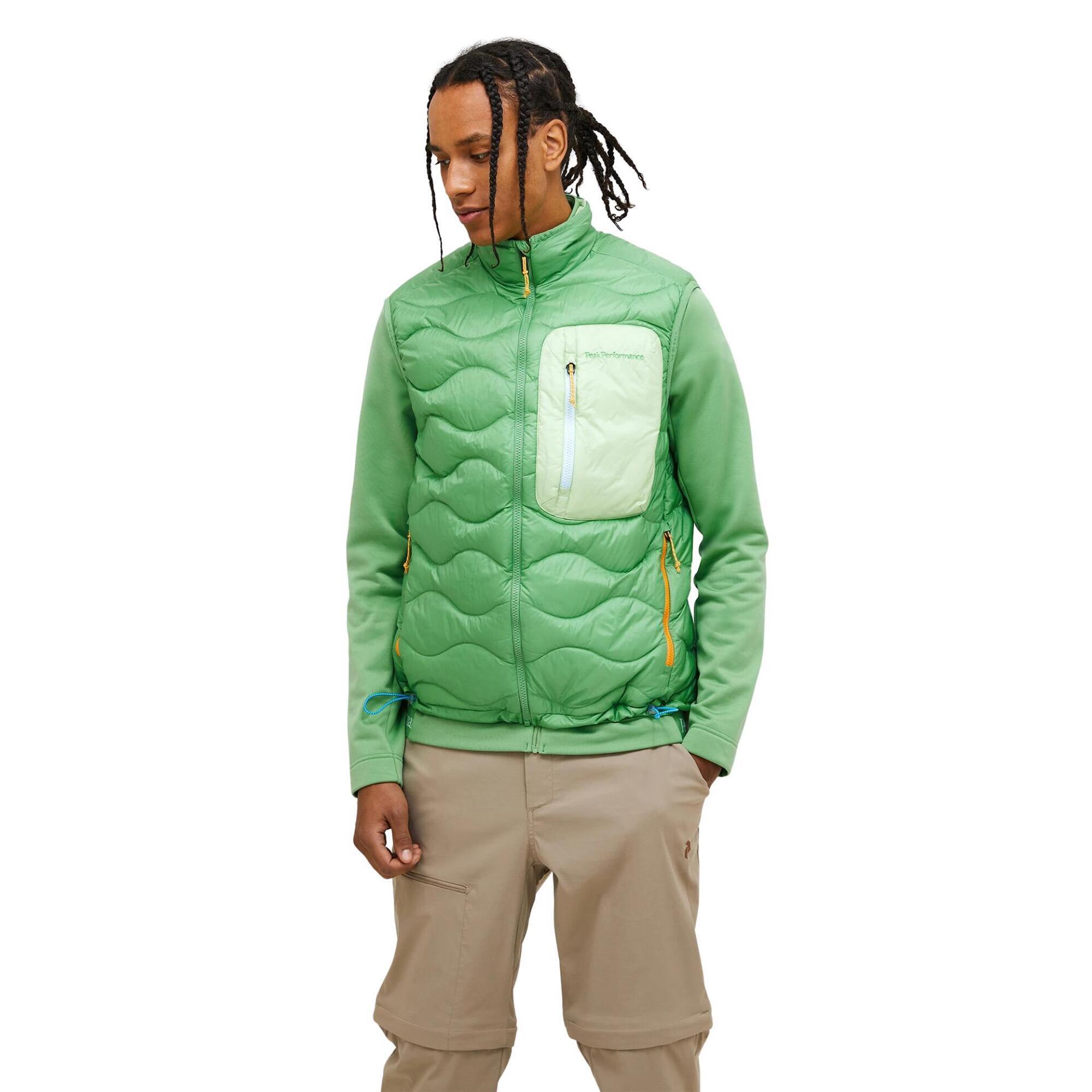 Kamizelka Peak Performance puchowa męska Helium Utility Down Vest zielona - M