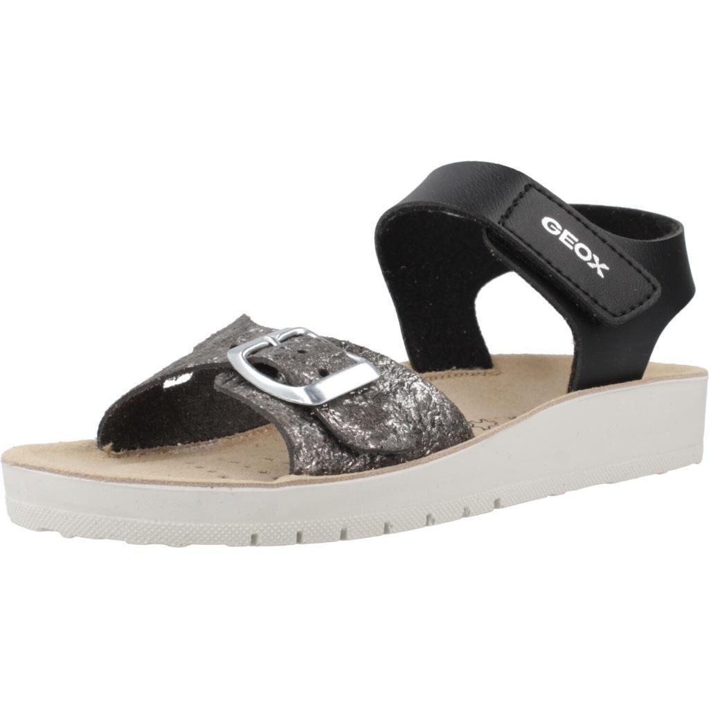 Sandały GEOX J SANDAL COSTAREI GI Czarny