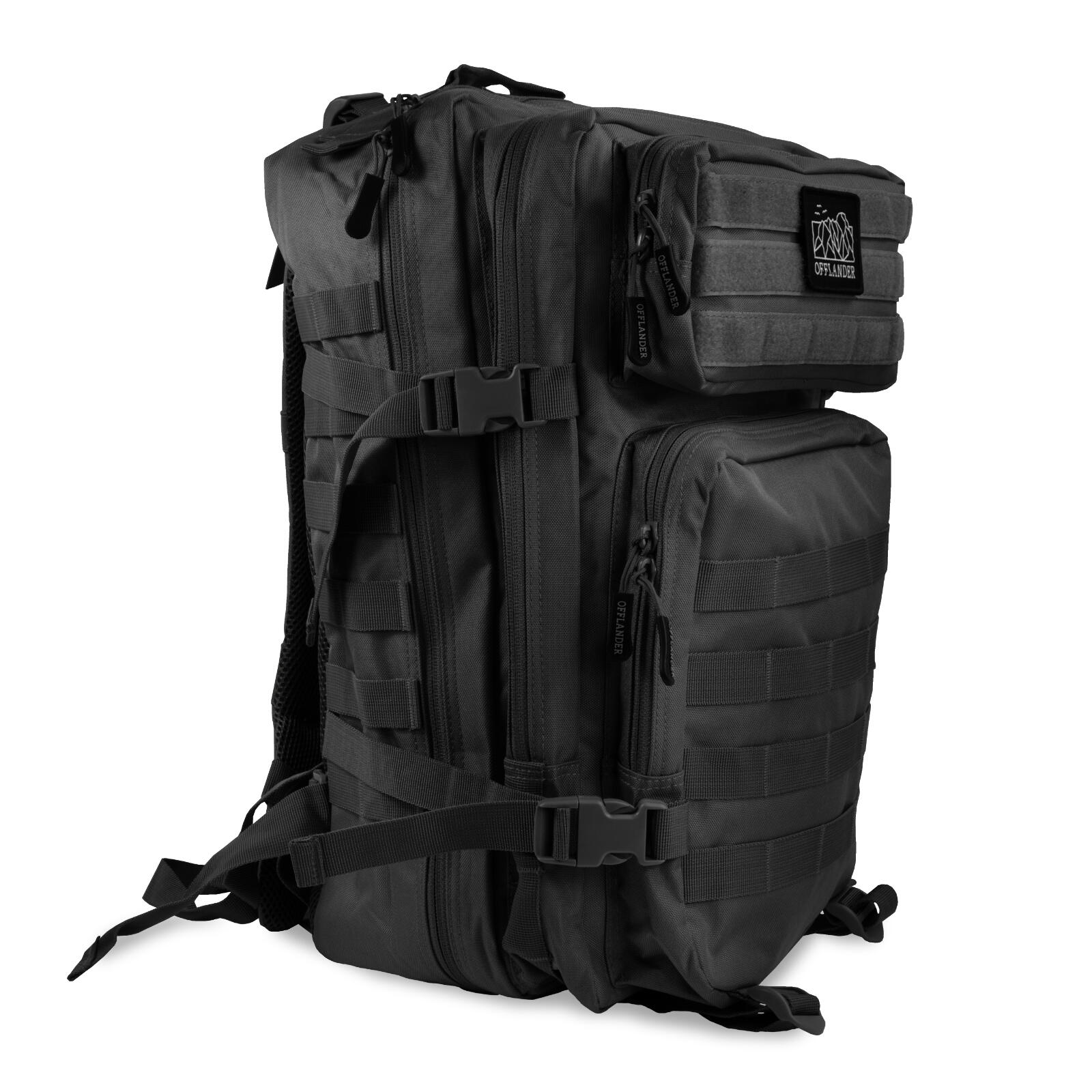 Plecak turystyczny OFFLANDER Survival 43L czarny