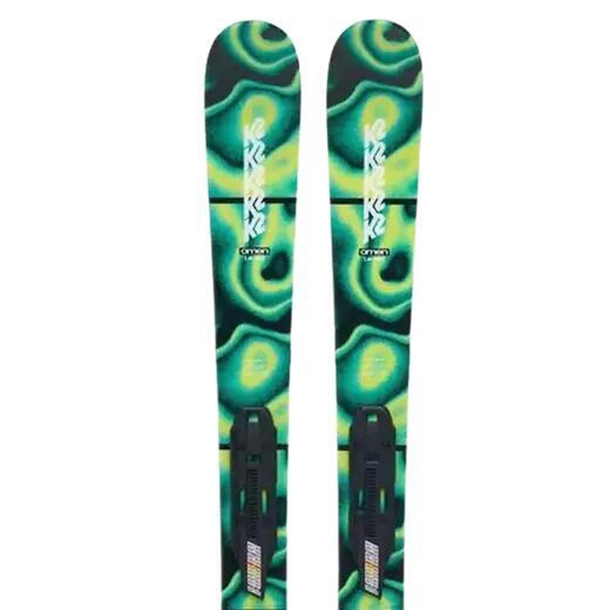 Sporty zimowe Narty dla Dzieci K2 Omen + FDT 4.