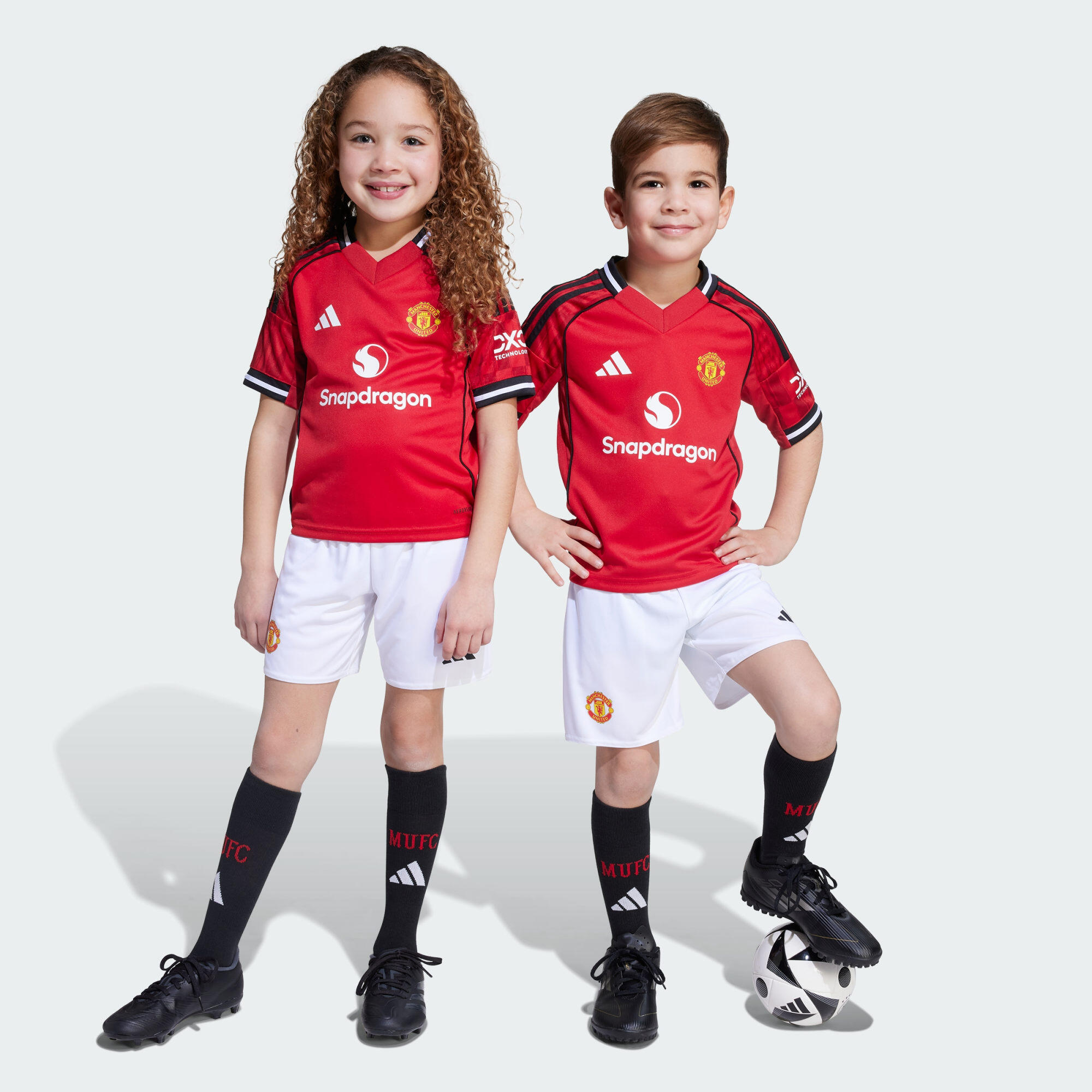 Zestaw Manchester United 25/26 Home Mini Kit Kids