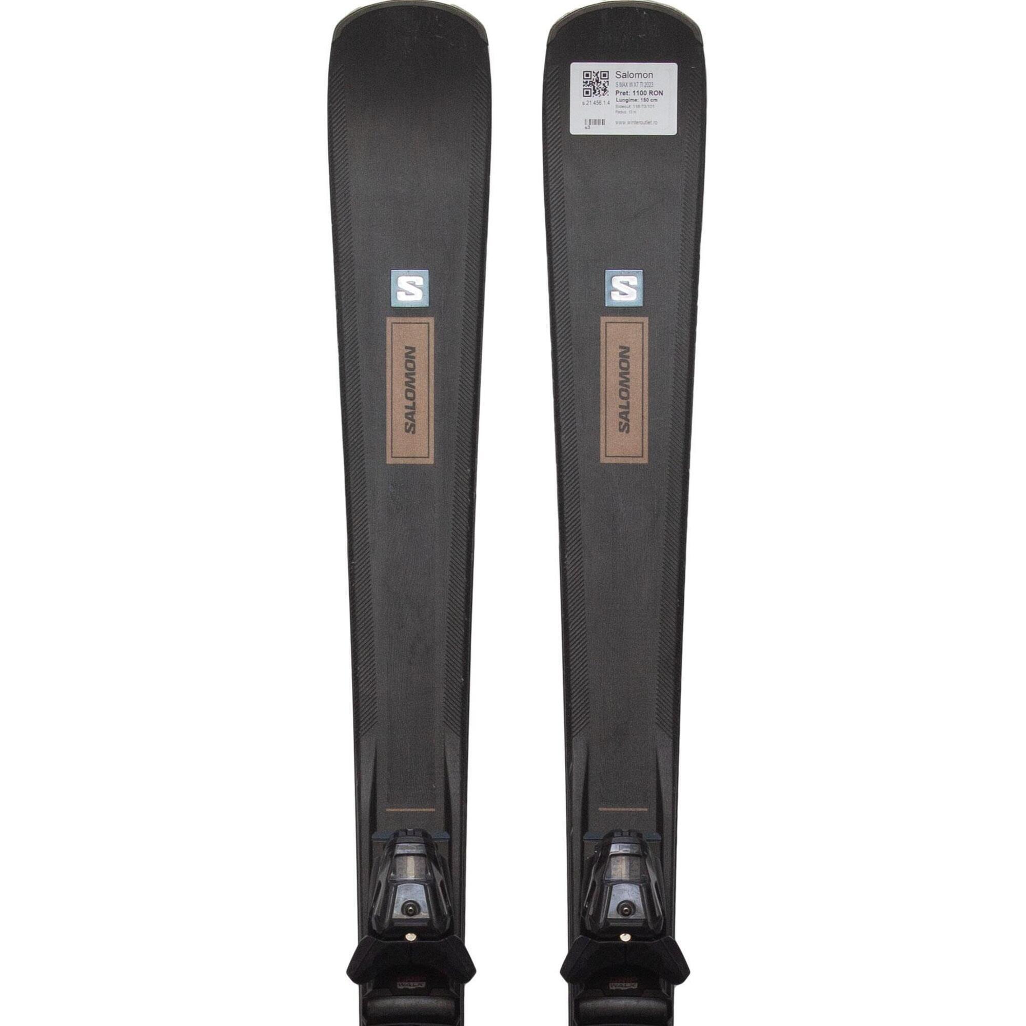 Second Life- Narty SALOMON S MAX W X7 TI 2023, 155 cm- Stan bardzo dobry