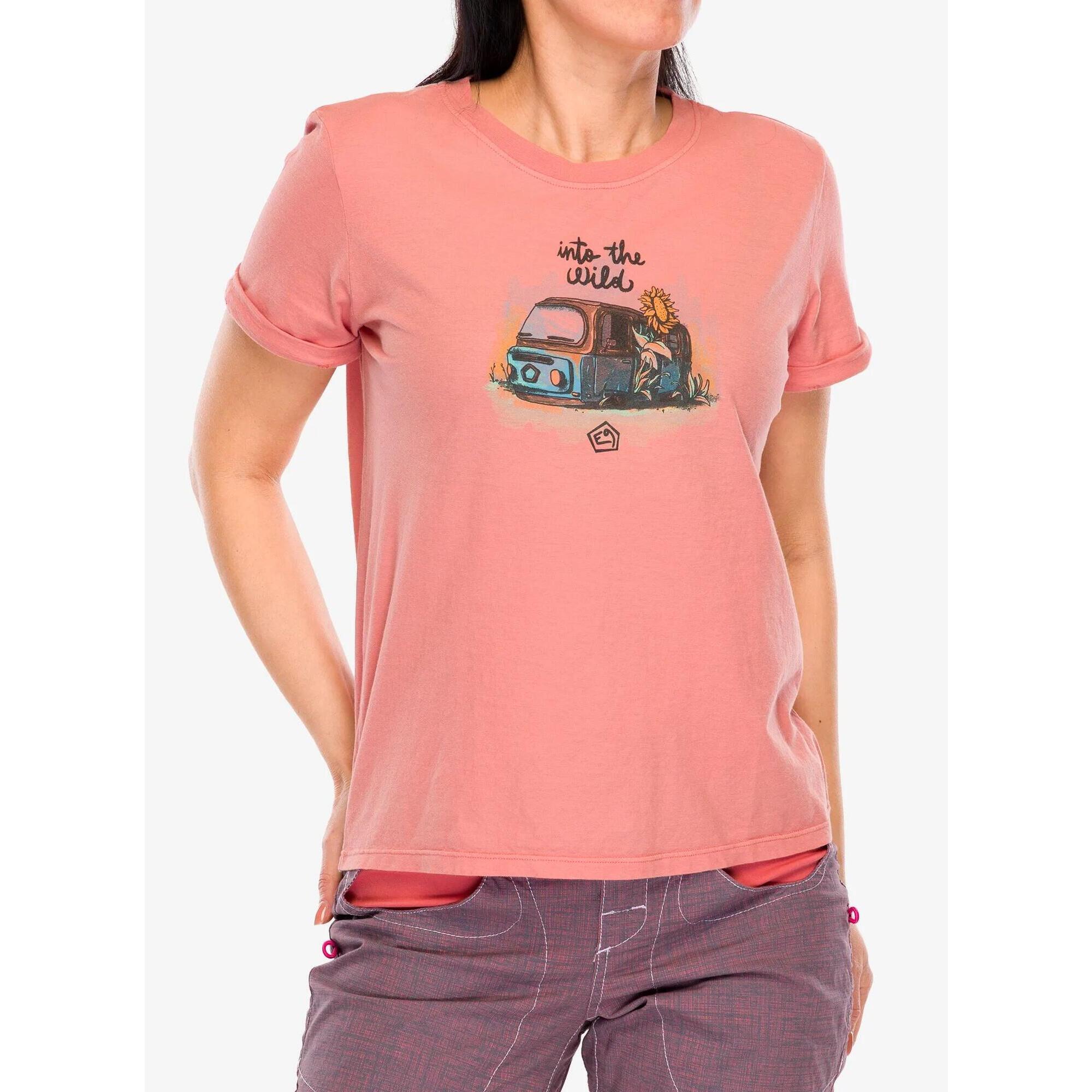 Koszulka bawełniana damska E9 Wild