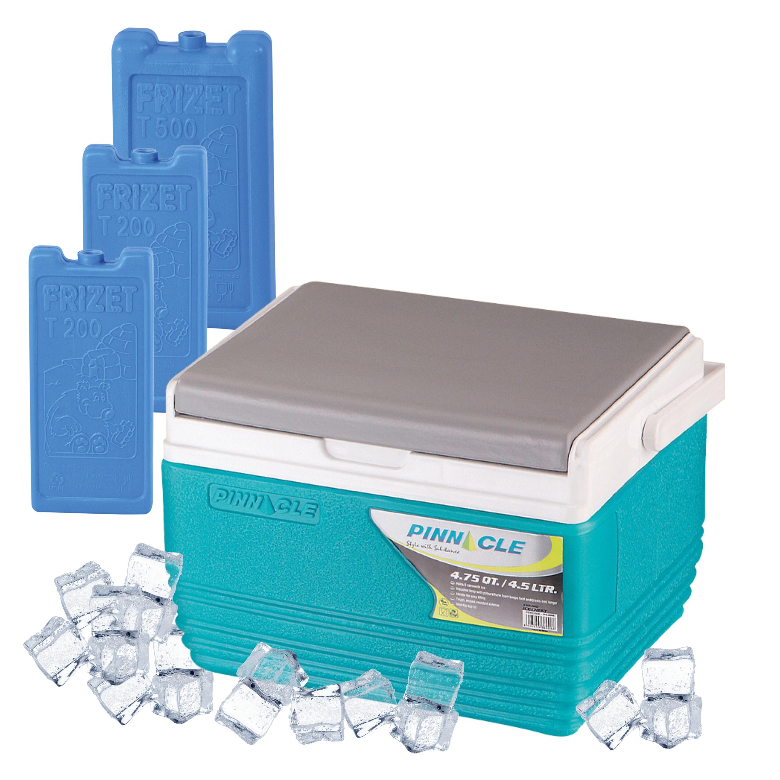 Lodówka Turystyczna na wkłady 4,5L Pinnacle TPX 6006 turkusowa + 3 wkłady