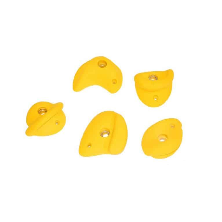 Chwyty wspinaczkowe M 5 szt. żółte