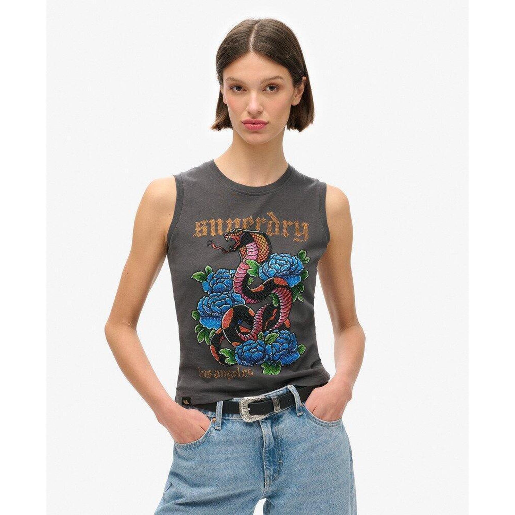 Kamizelka z kryształkami do tatuażu