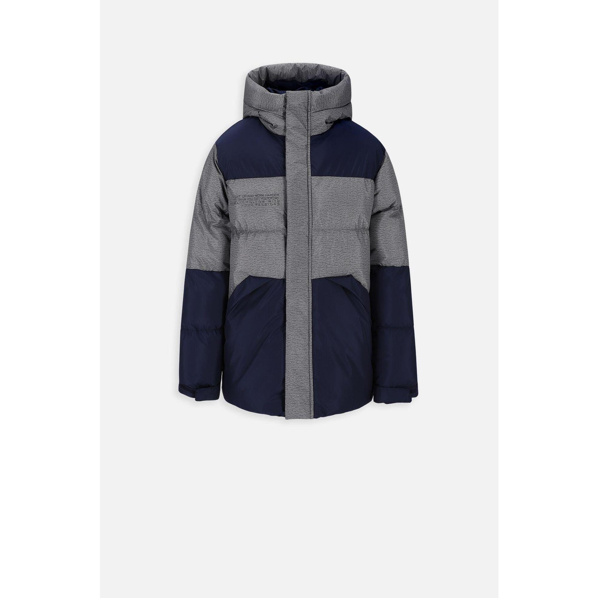 Kurtka turystyczna chłopięca ciepła Lemon Explore ZL3 szara