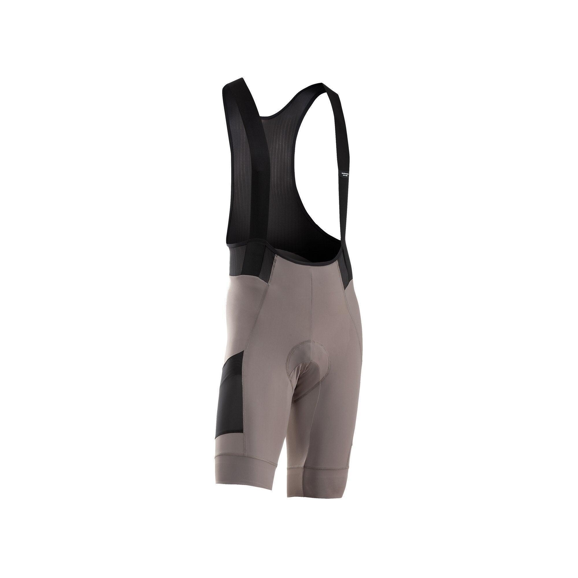 Spodenki rowerowe gravel NORTHWAVE Fast Rock bibshort UPF50 beżowy