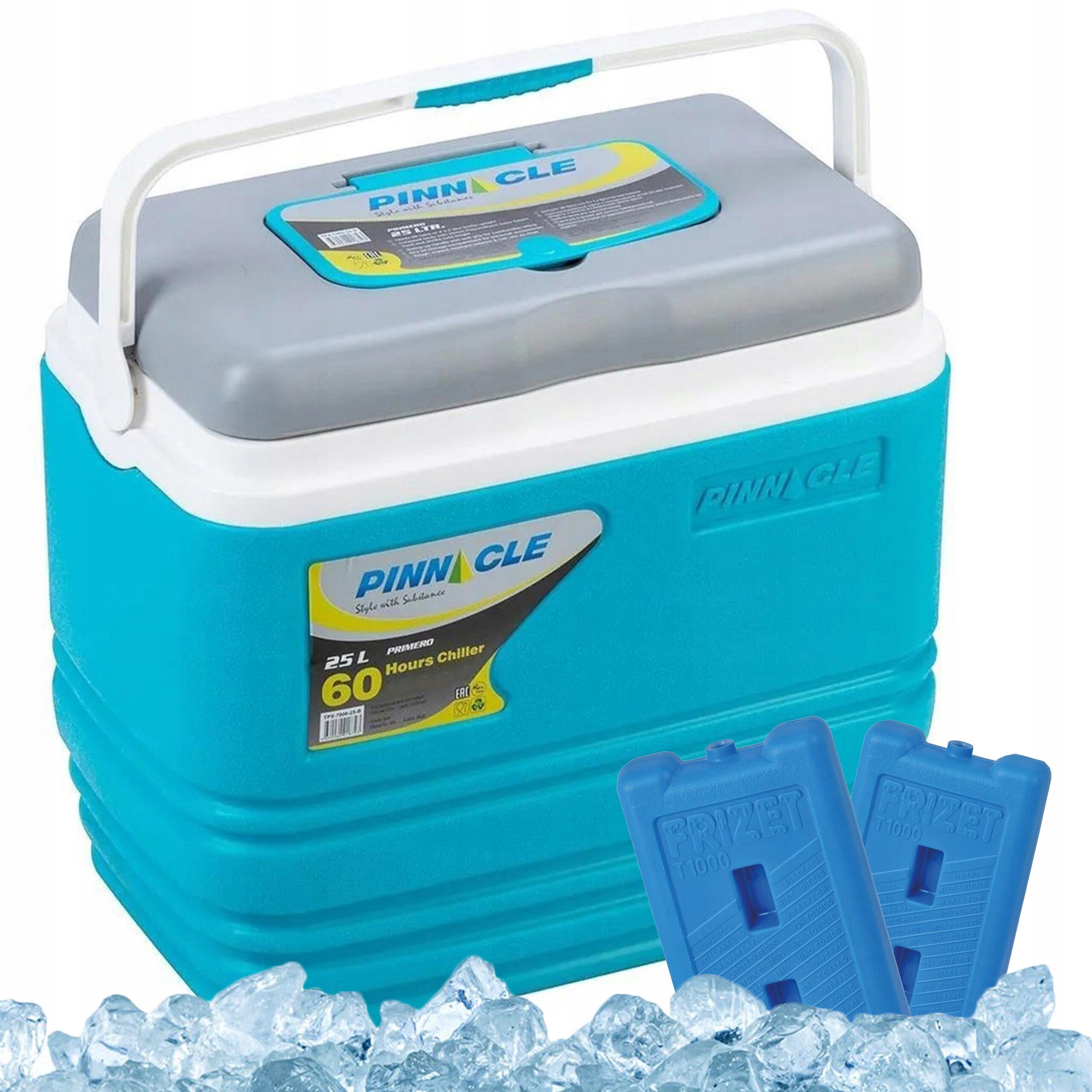 Zestaw lodówka turystyczna Pinnacle TPX7006 25L + 2 wkłady 1 l