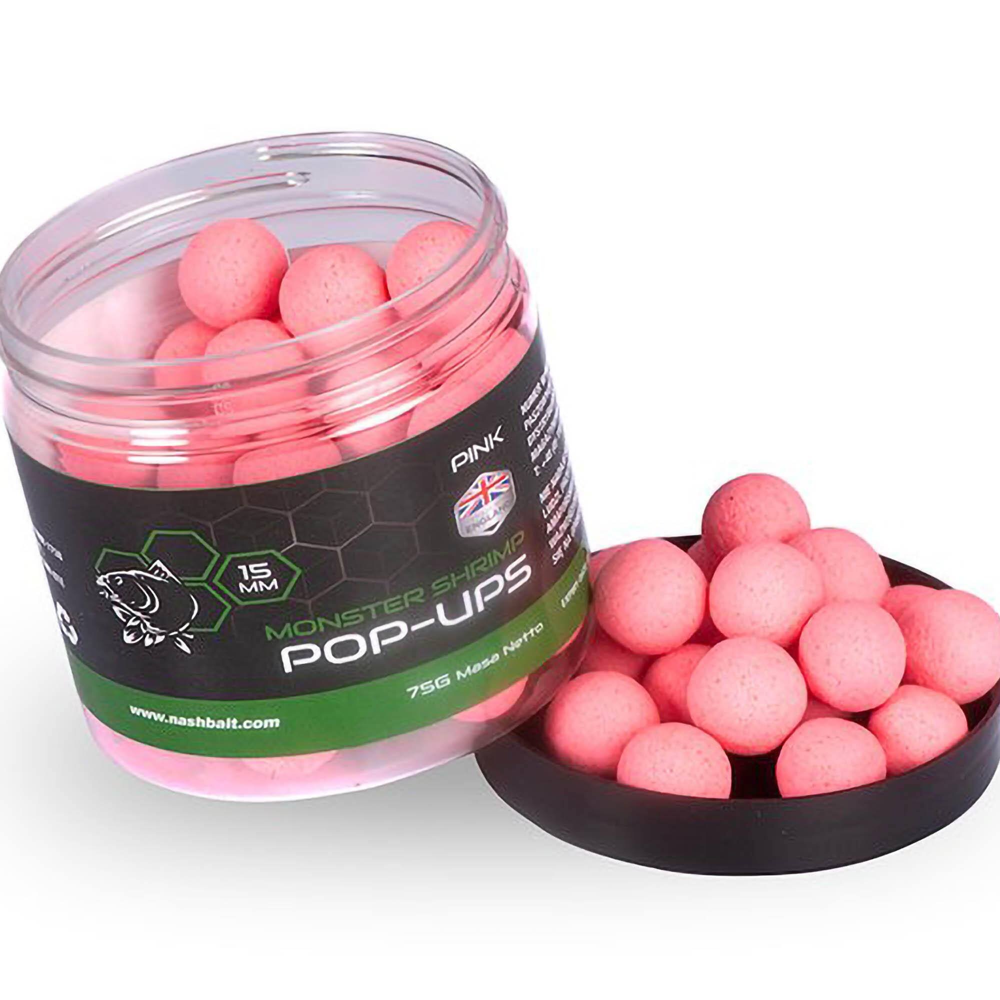 Przynęta Kulki Pływające Pop Up Nash Monster Shrimp Pink 12 Mm 75 G
