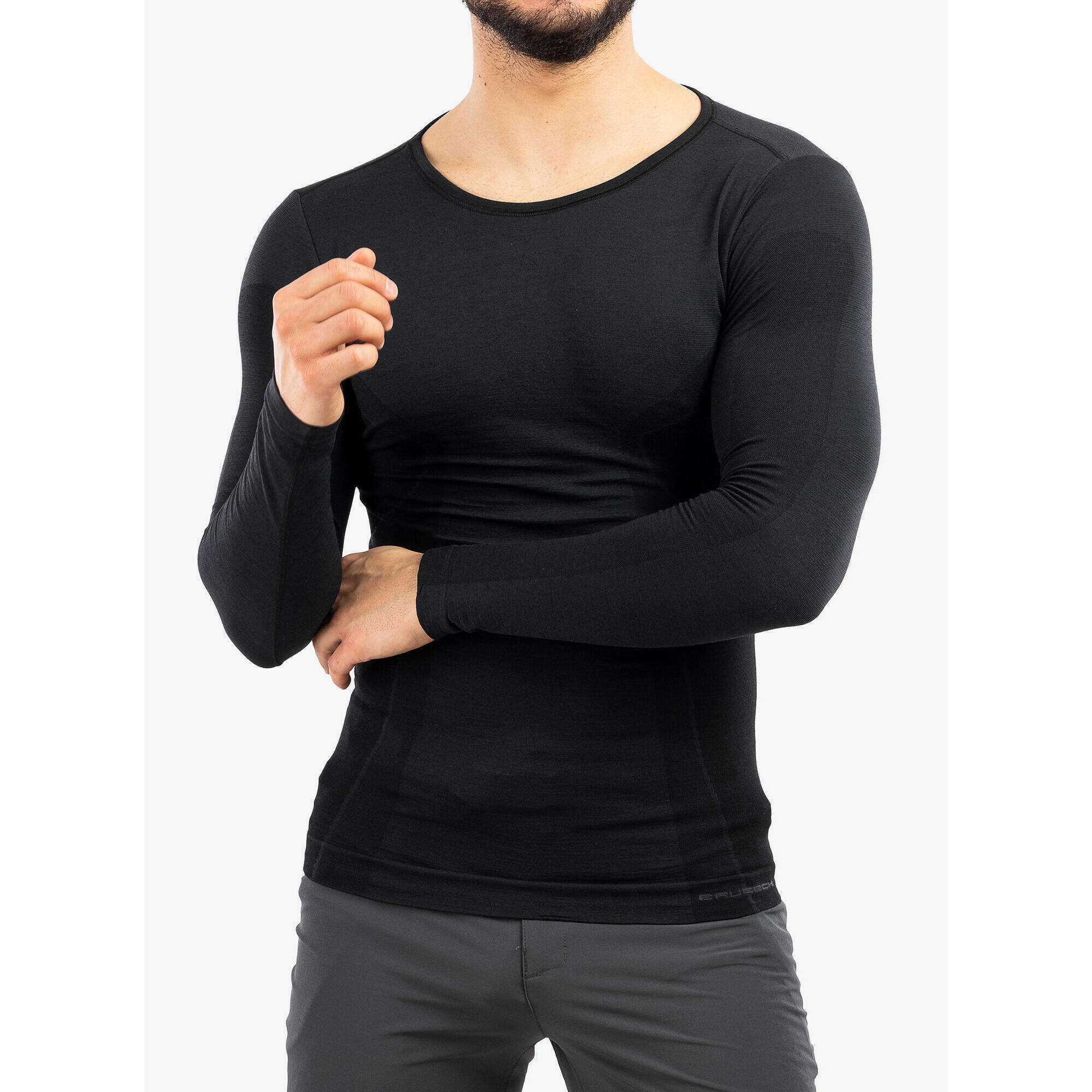 Bluza termoaktywna męska Brubeck Comfort Wool LS