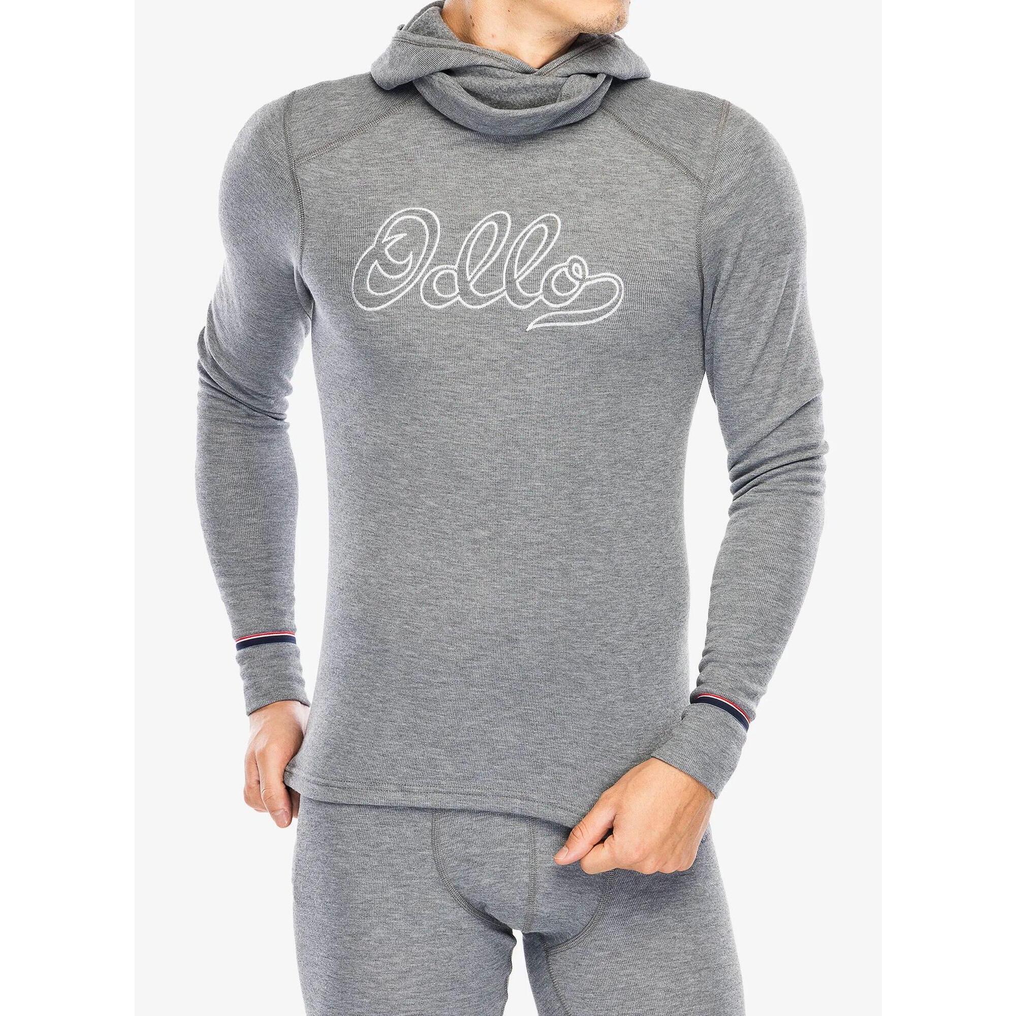 Bluza termoaktywna męska Odlo Active Warm Originals BL Top Facemask LS