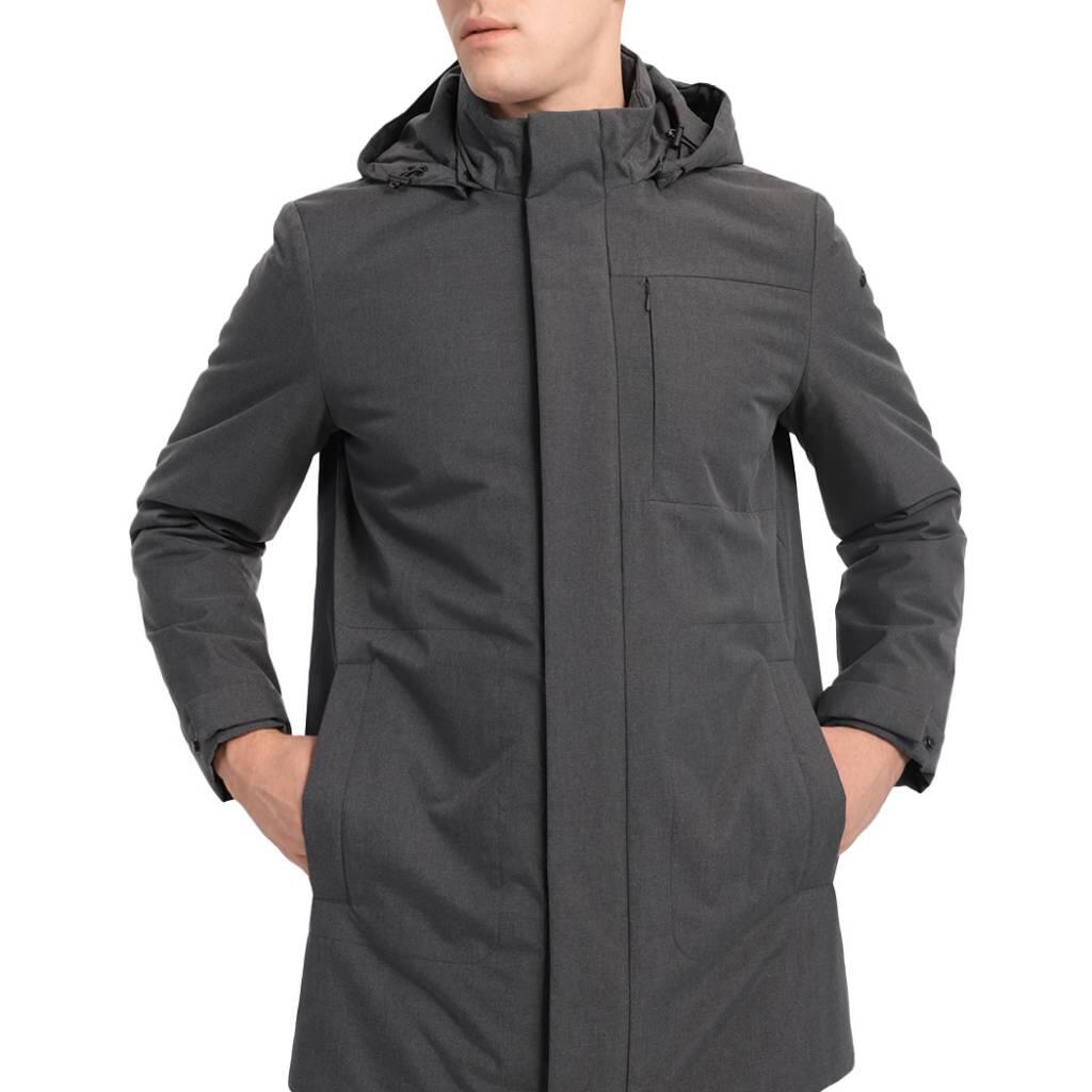 Kurtka GEOX M KAVEN LONG JKT Szary
