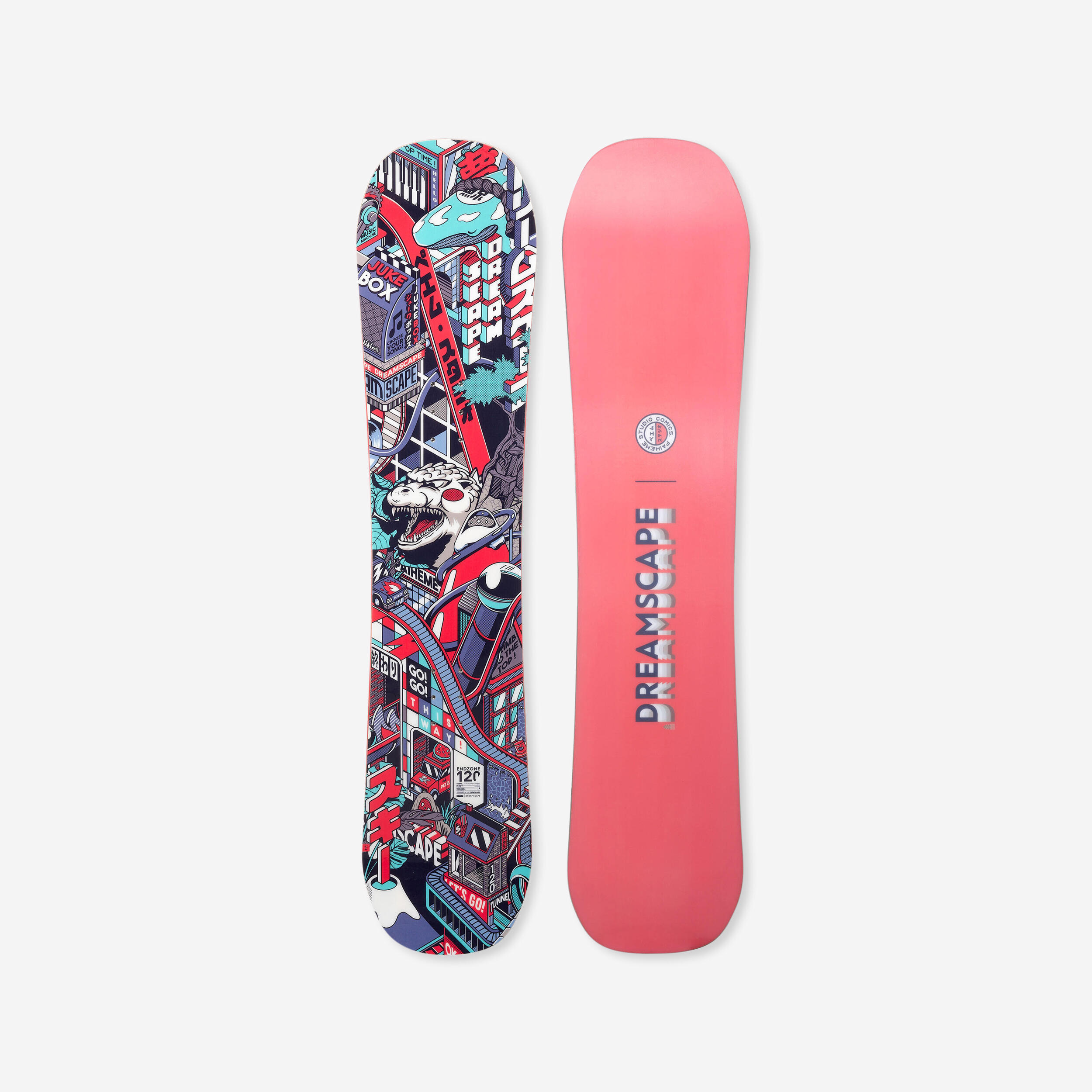 Deska snowboardowa dla dzieci Dreamscape Endzone 120 cm freestyle&all mountain