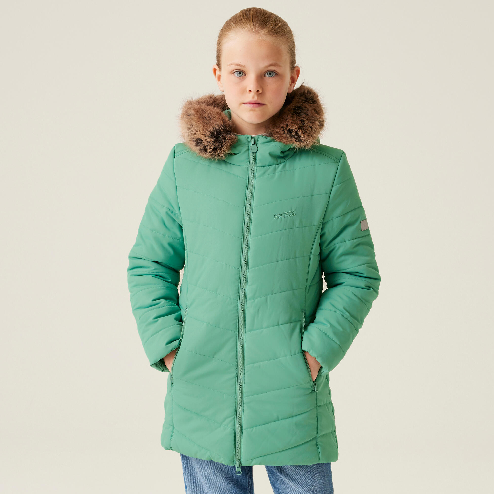 Dziecięca kurtka turystyczna parka zimowa Fabrizia