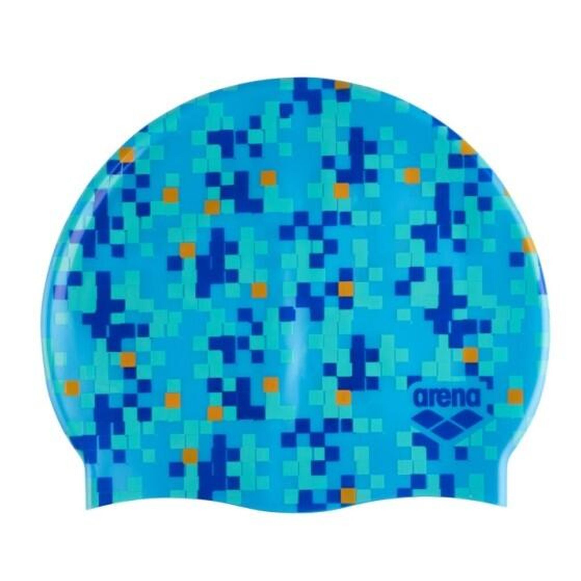 Czepek pływacki treningowy silikonowy dla dzieci na basen Arena Pool Tiles