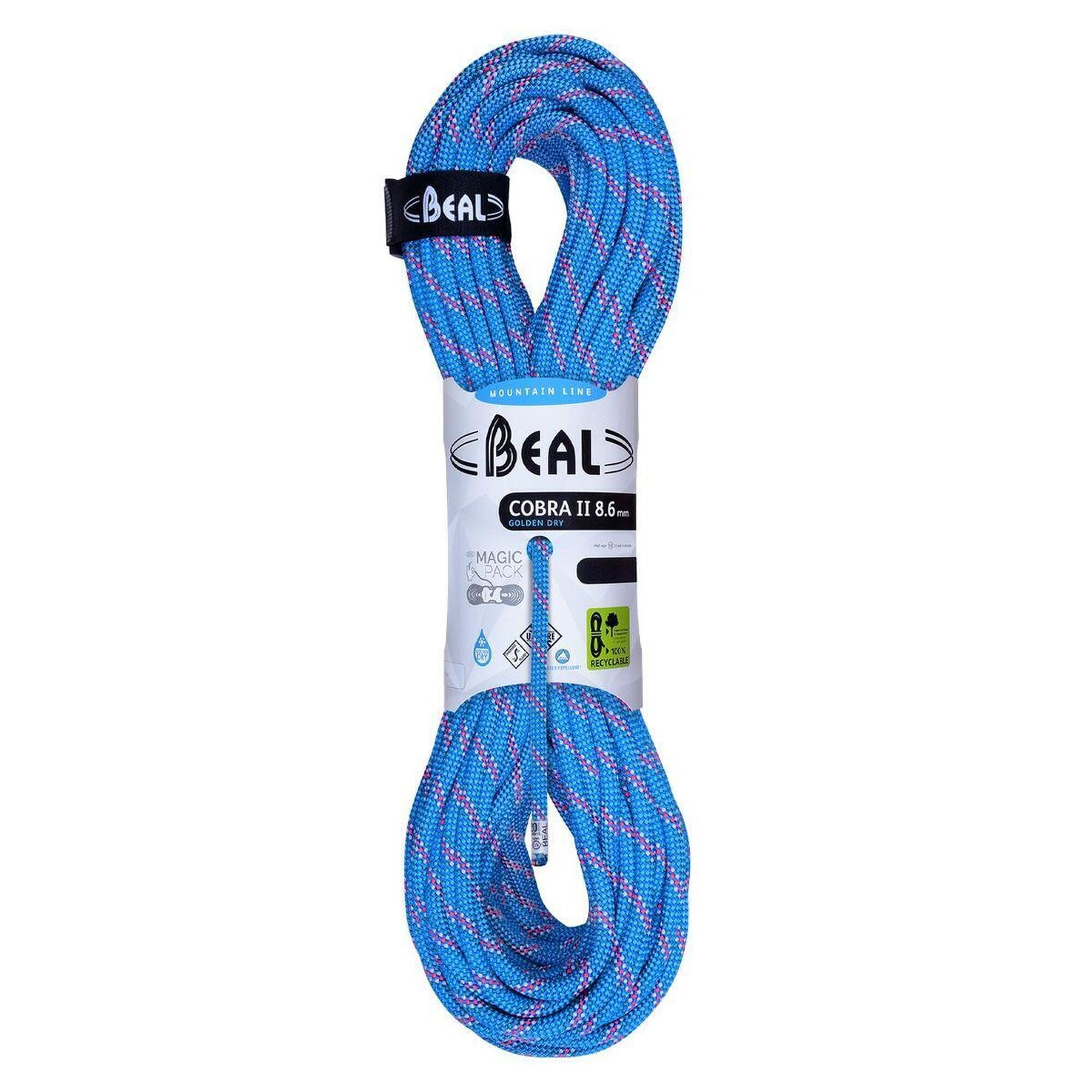 Lina dynamiczna Beal Cobra II Unicore Golden Dry 8,6 mm 60 m