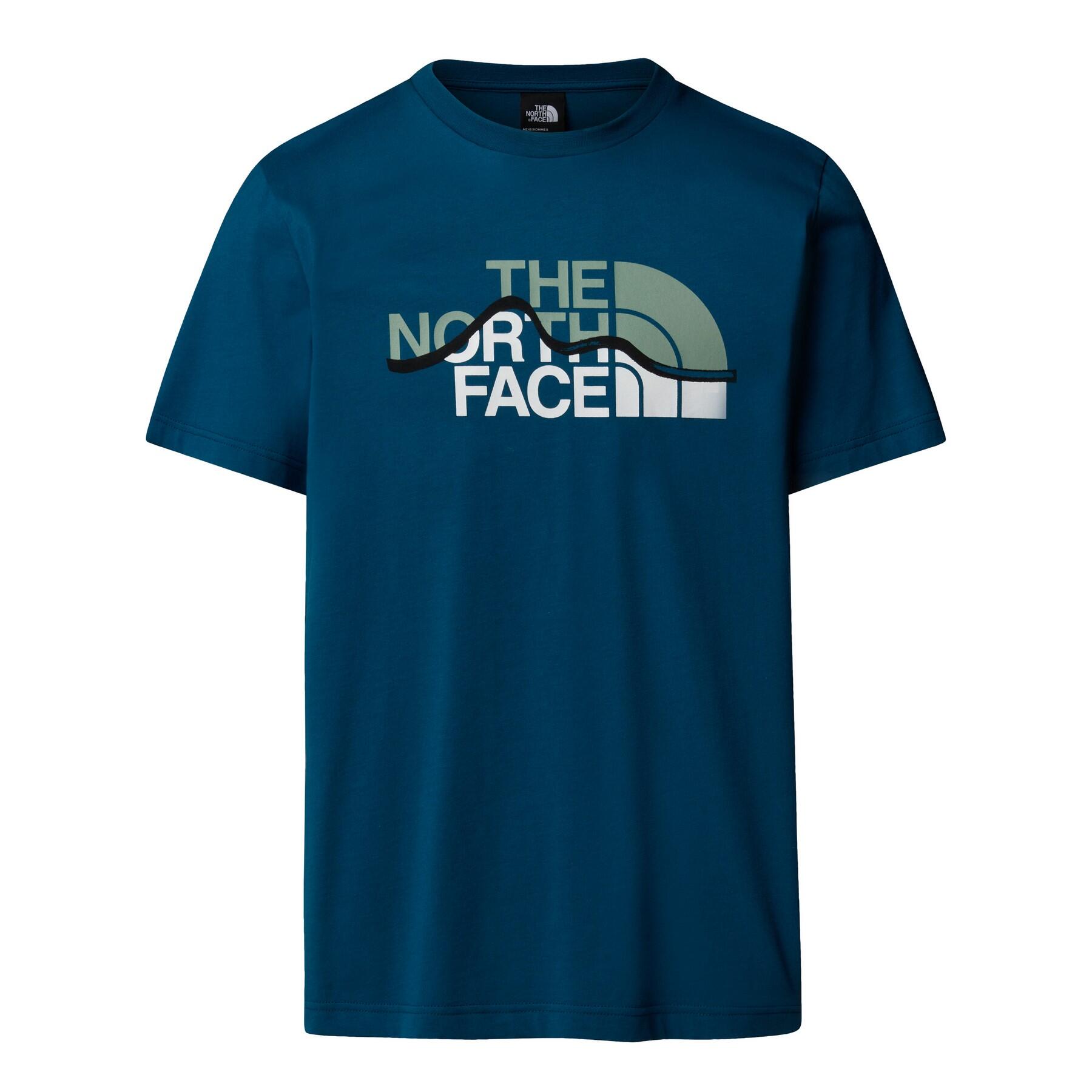The North Face Koszulka Mountain Line Nf0A87Ntbsi