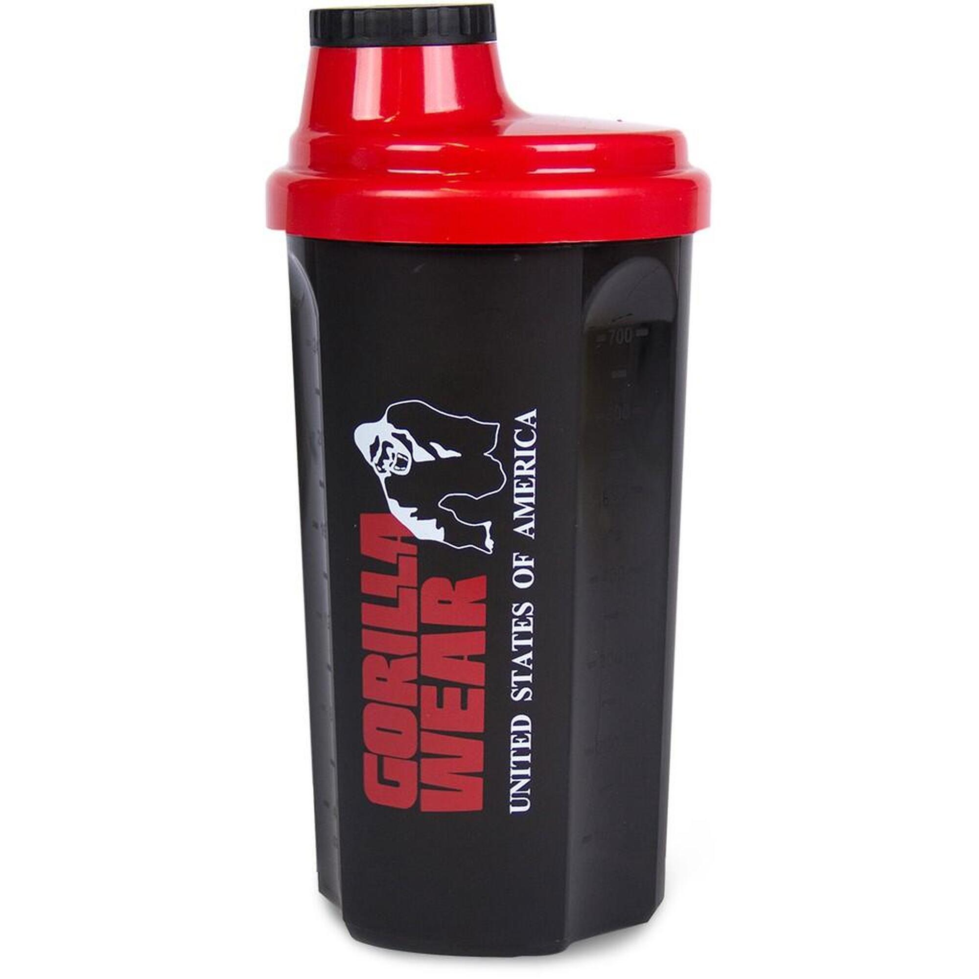 Shaker 700ML - Czarny/Czerwony