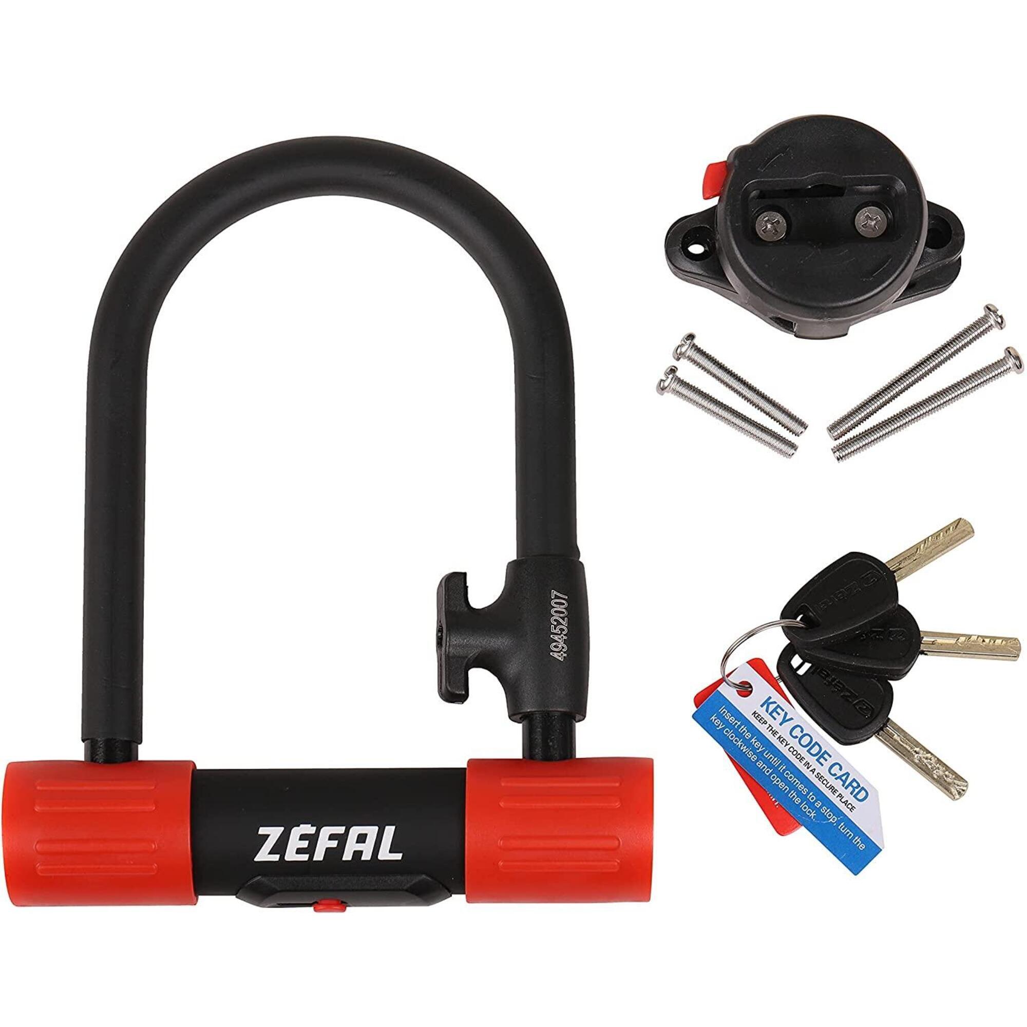 Atestowany zamek rowerowy z kluczem i uchwytem na klips - możliwość odtworzenia