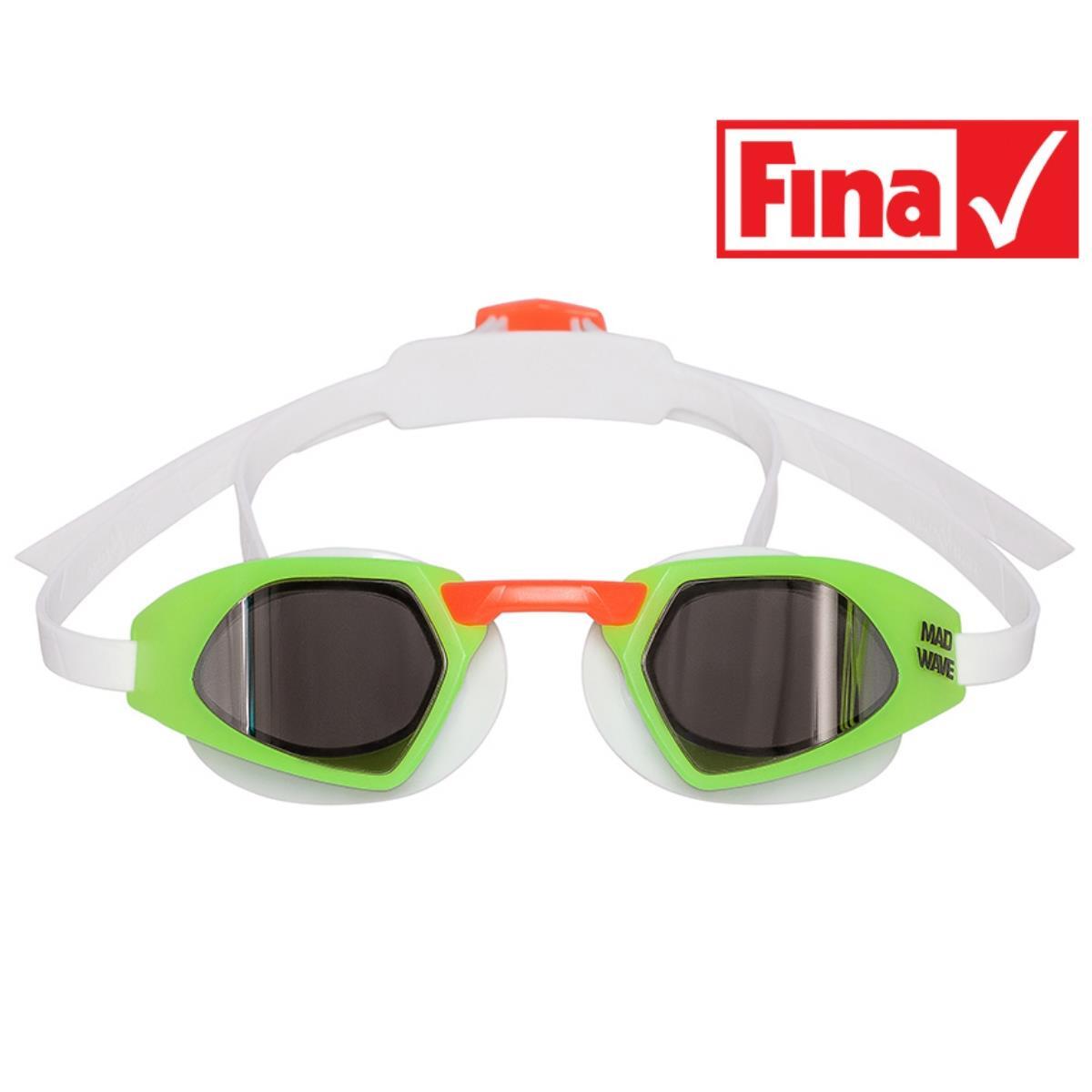 okulary pływackie lustrzane Mad Wave X-Blade