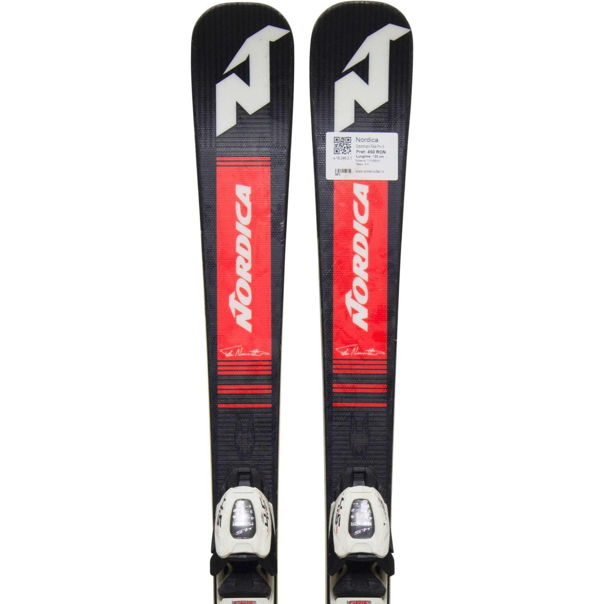 Second Life- Narty NORDICA Dobermann Felix Pro S, 130 cm - Stan bardzo dobry