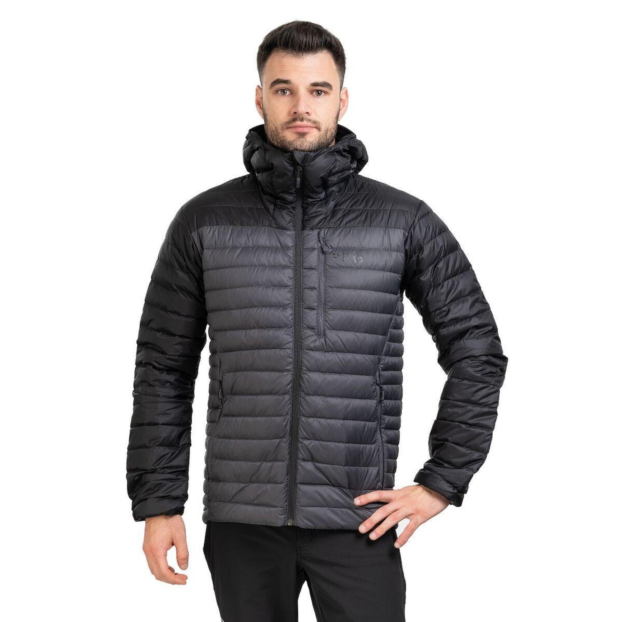 Kurtka puchowa męska Rab Microlight Alpine Jacket z kapturem