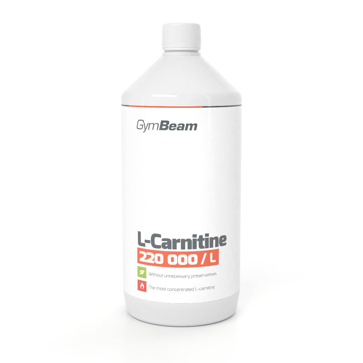 Spalacz Tłuszczu L-Karnityna GymBeam 1000 ml pomarańczowy