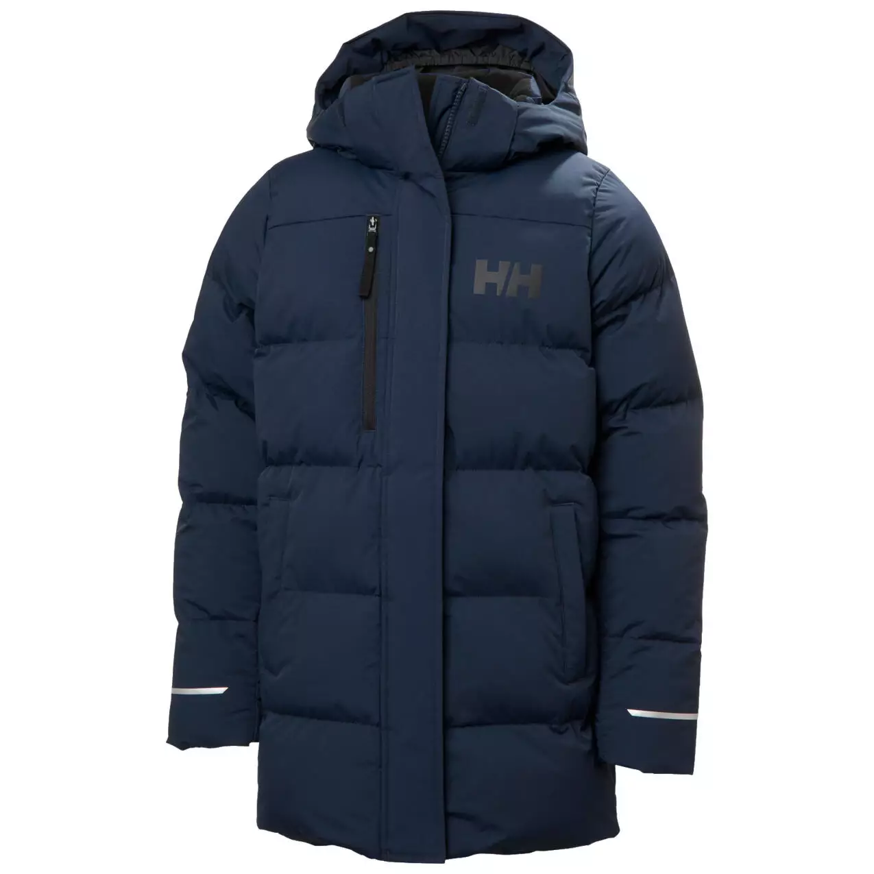 Długa kurtka puchowa z kapturem dla dziewczynki Helly Hansen Adore