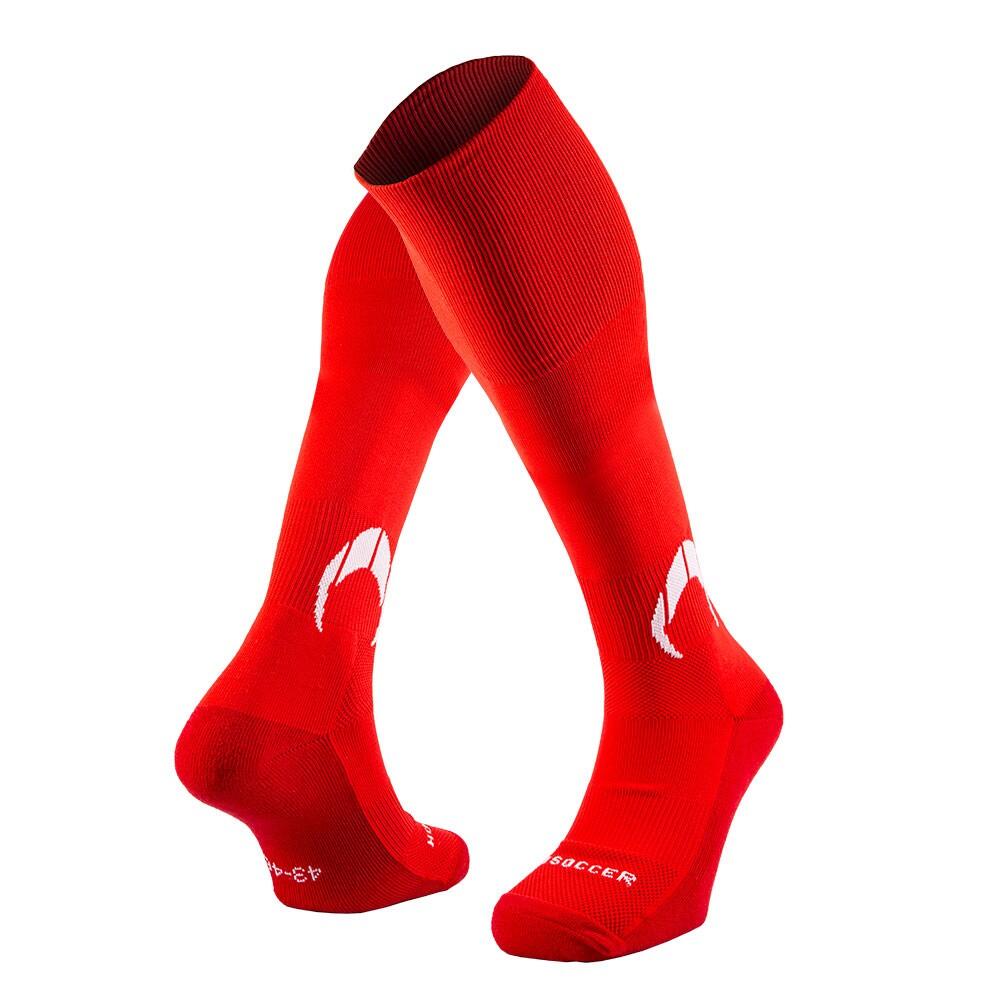 Skarpety piłkarskie dla bramkarza Pro Keeper dla dorosłych, kolor czerwony