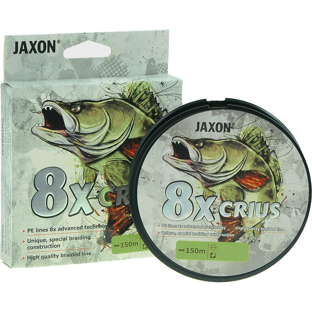 Plecionka Jaxon Crius 8X Flash 0,25mm 150m 28kg zielona