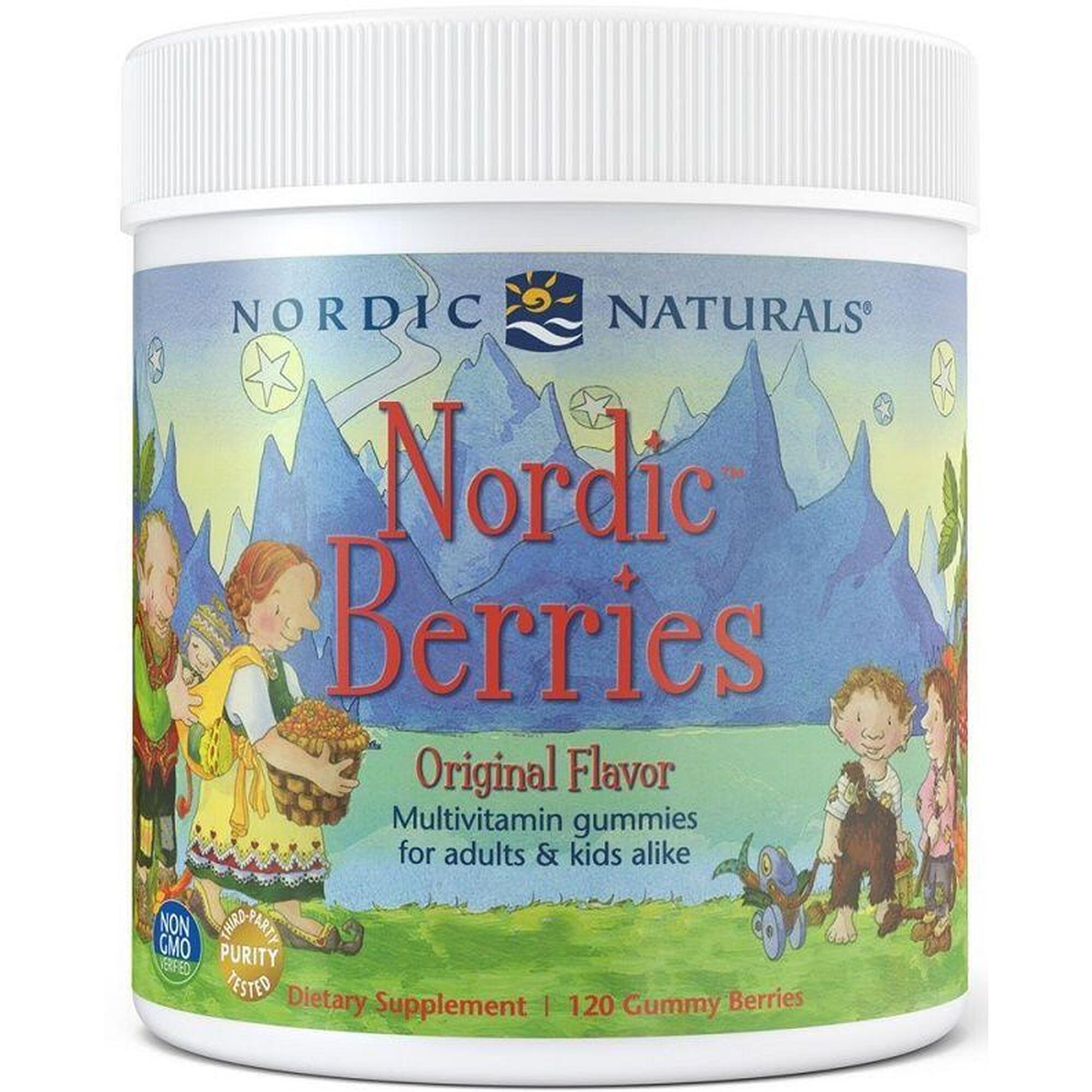 Nordic Naturals Nordic Berries Multivitamin 120 gummy berries Cherry Berry