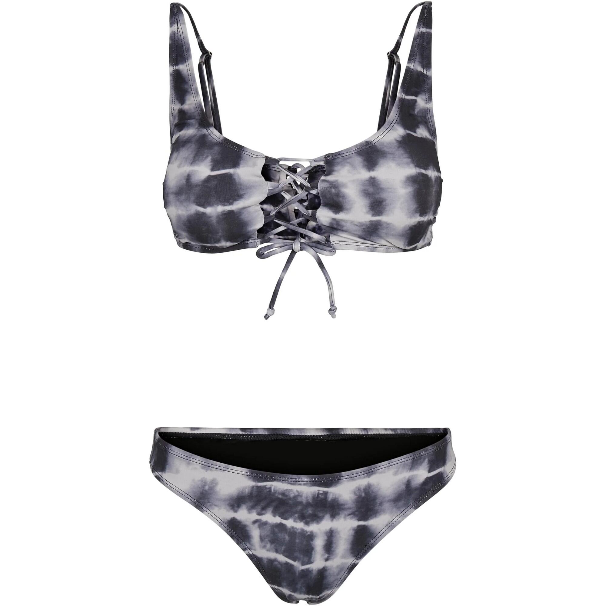 Bikini Damskie Tie Dye Lace Up Bikini
