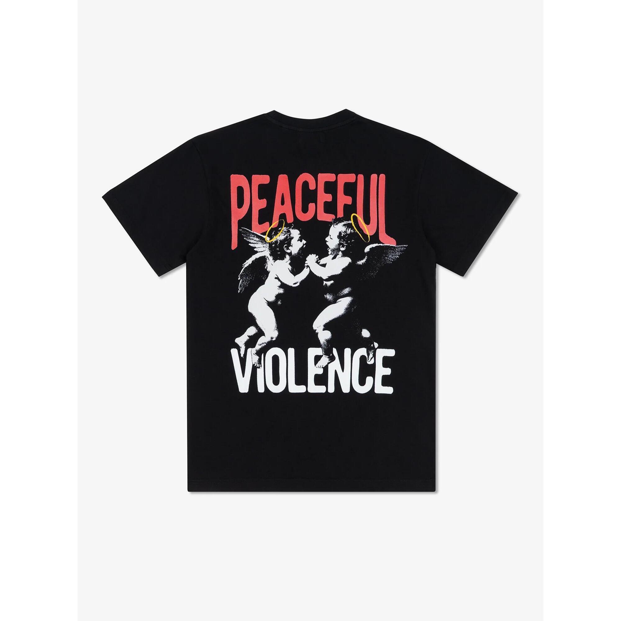 MANTO t-shirt ANGELS czarny