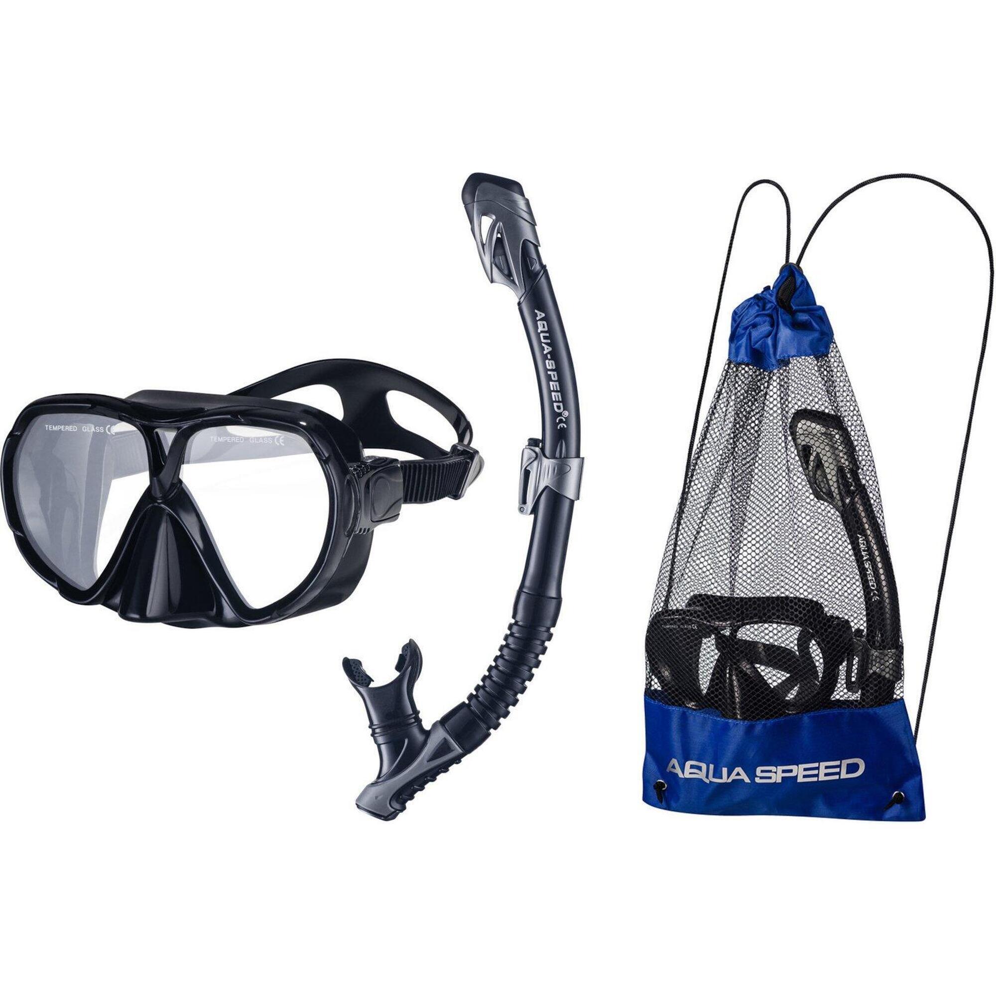 Zestaw do snorkelingu dla dorosłych Aqua Speed Vanua Borneo + worek