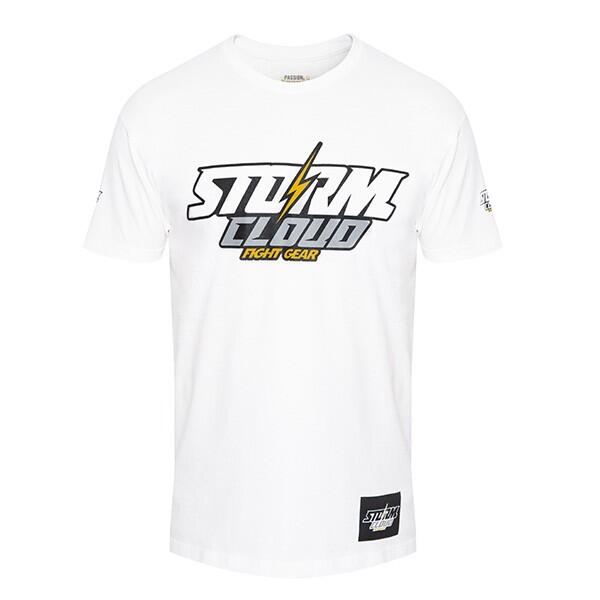 T-shirt bawełniany koszulka sportowa StormCloud Biały L