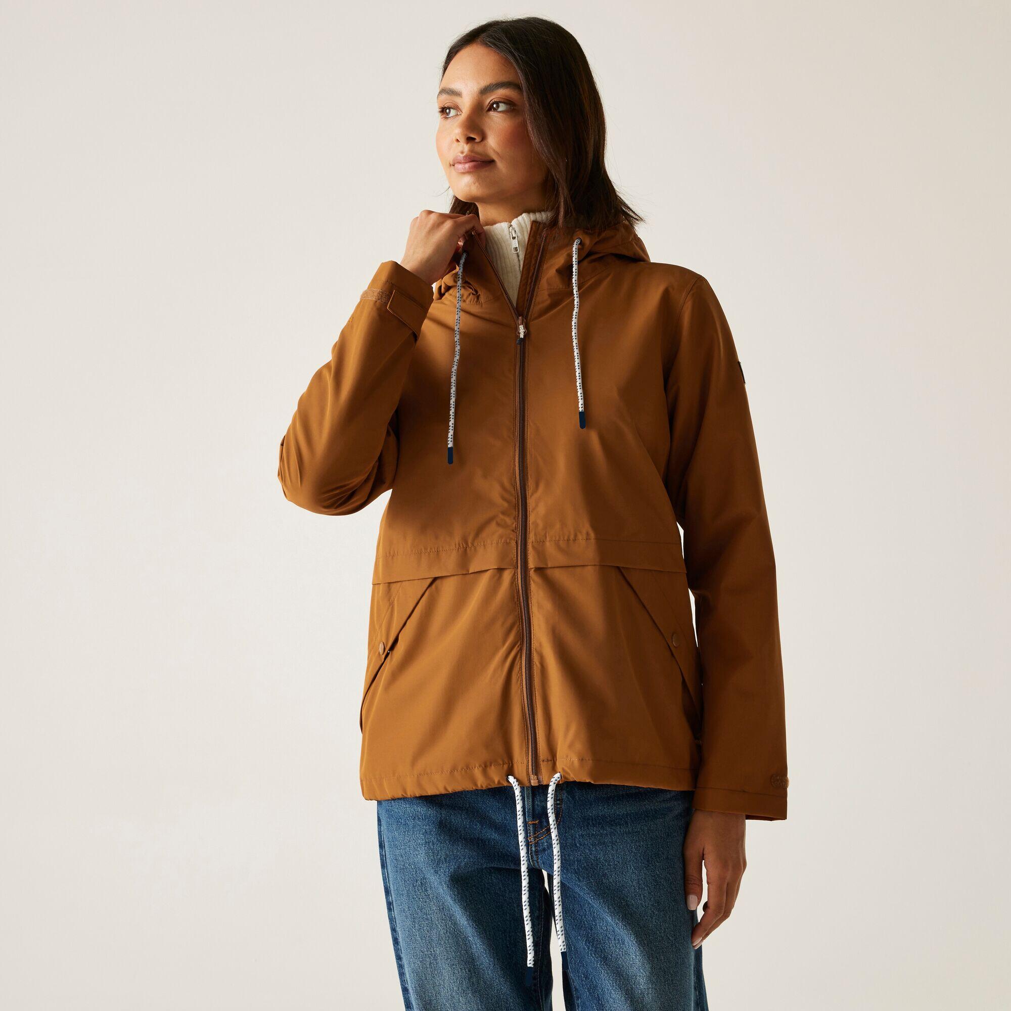 Kurtka turystyczna przeciwdeszczowa damska Bayletta wodoodporna