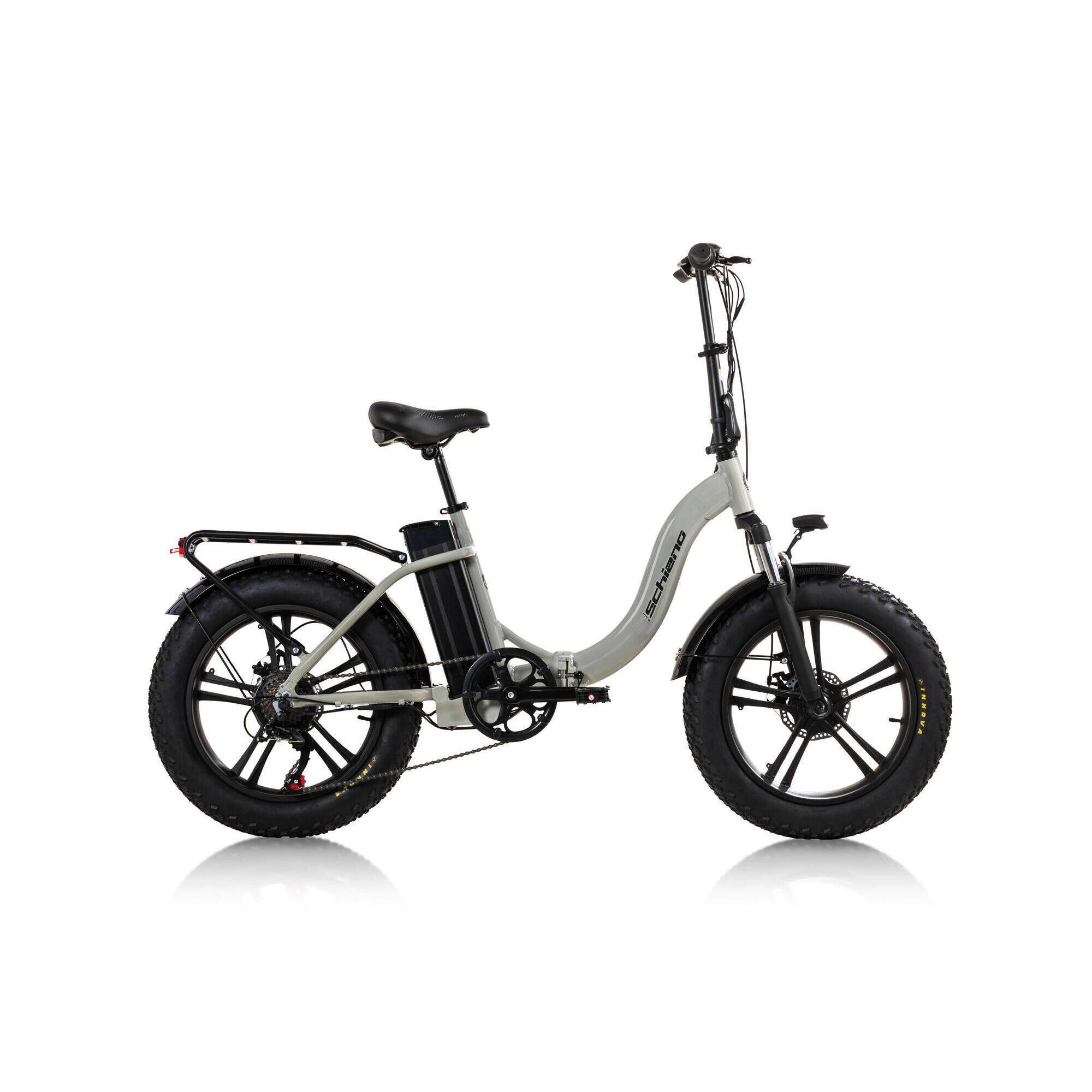 Fat Bike aluminiowy, niska rama, amortyzowany, akumulator 13 Ah