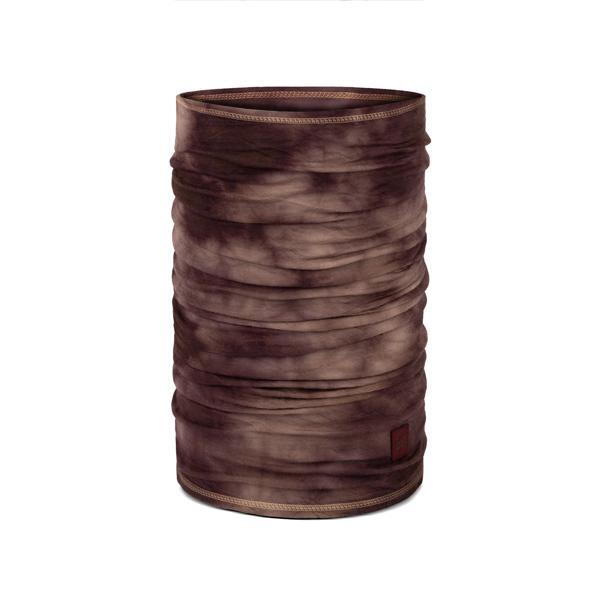 Bandana BUFF MERINO LW NATURAL TYE DYE BURGUNDY