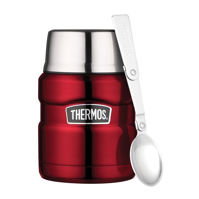 Termos Thermos na jedzenie 470 ml z łyżką czerwony