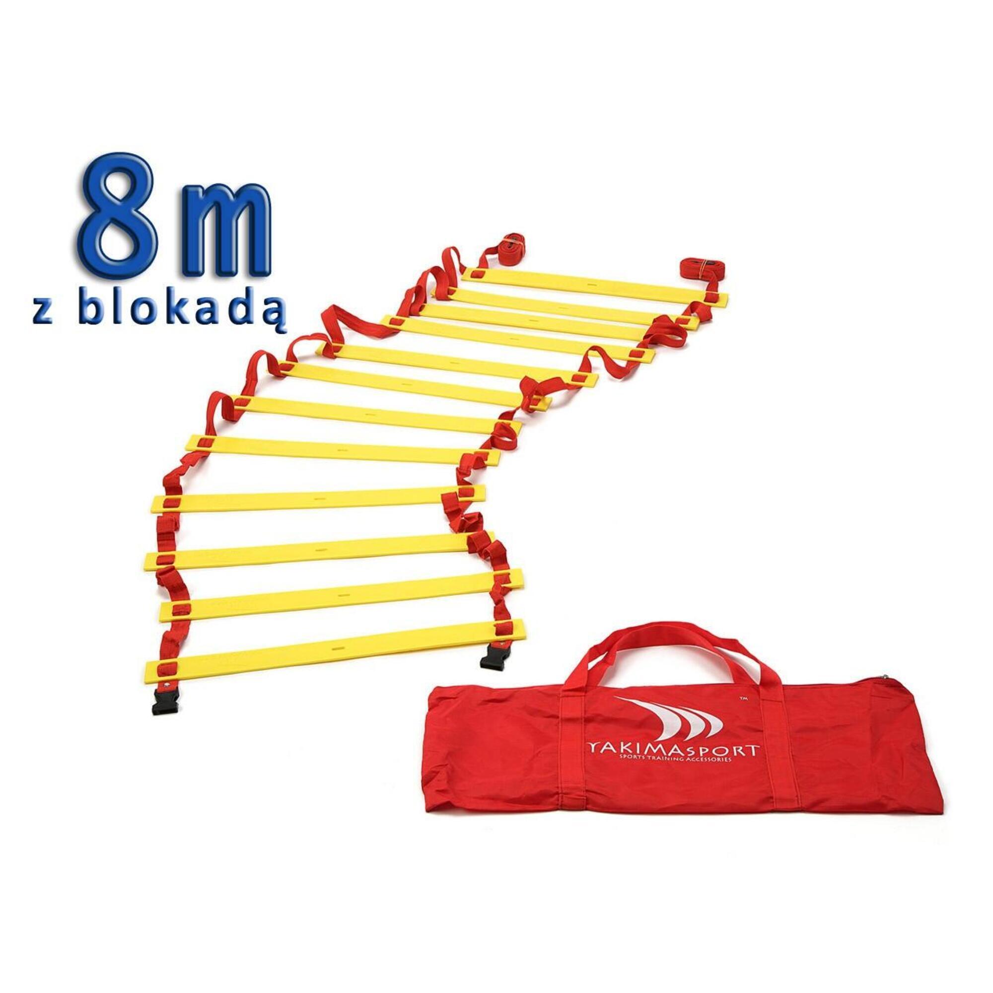 Drabinka koordynacyjna Yakimasport 8 m z blokadą szczebli