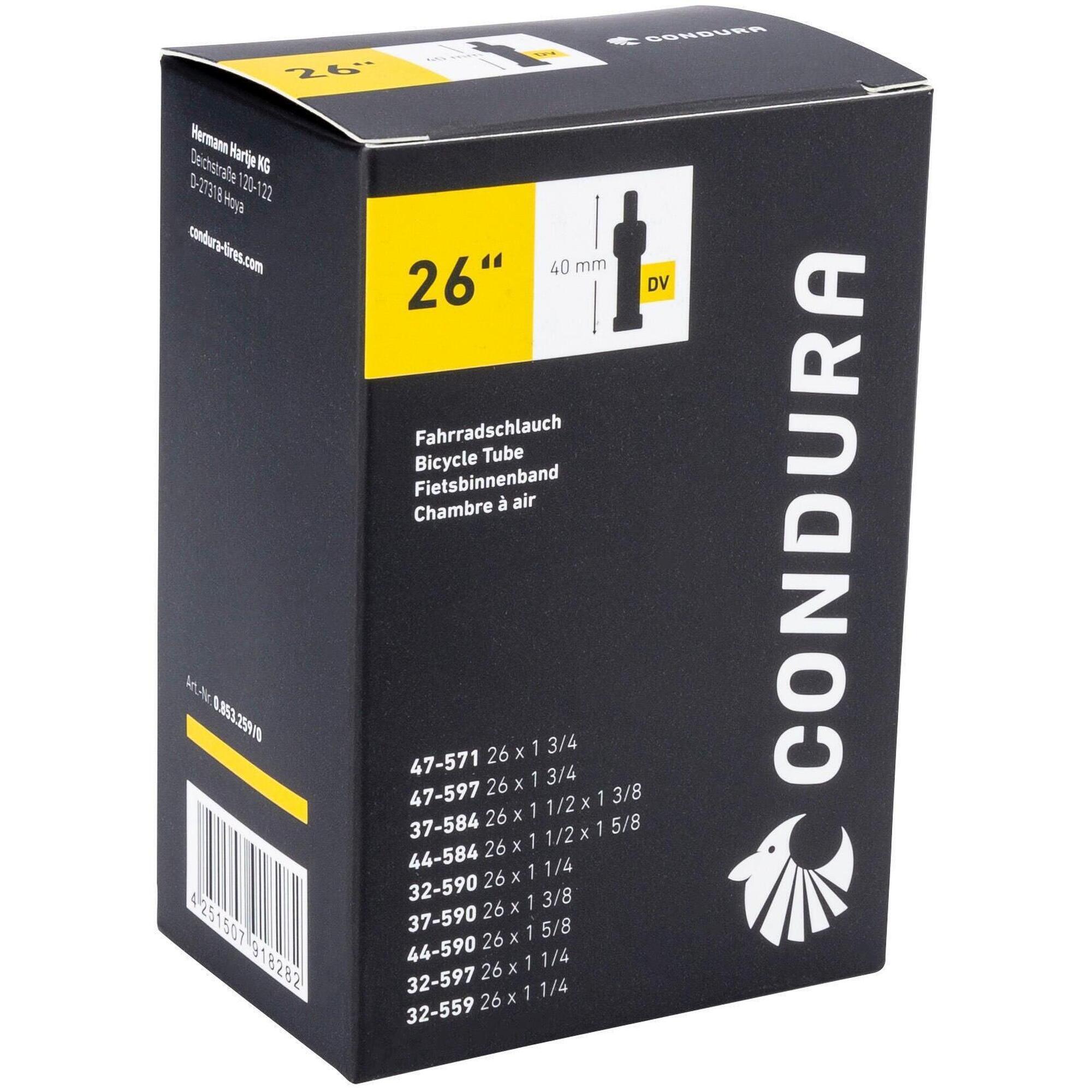 Wewnętrzna Dętka 26" Condura DV40 32/47-559/597 do Rowerów